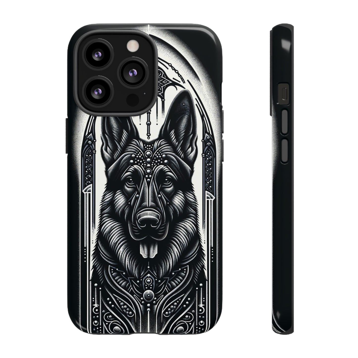 Futuristic German Shepherd Phone Case