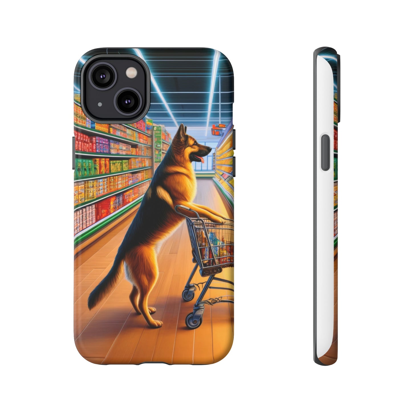 German Shepherd Shopping Phone Case