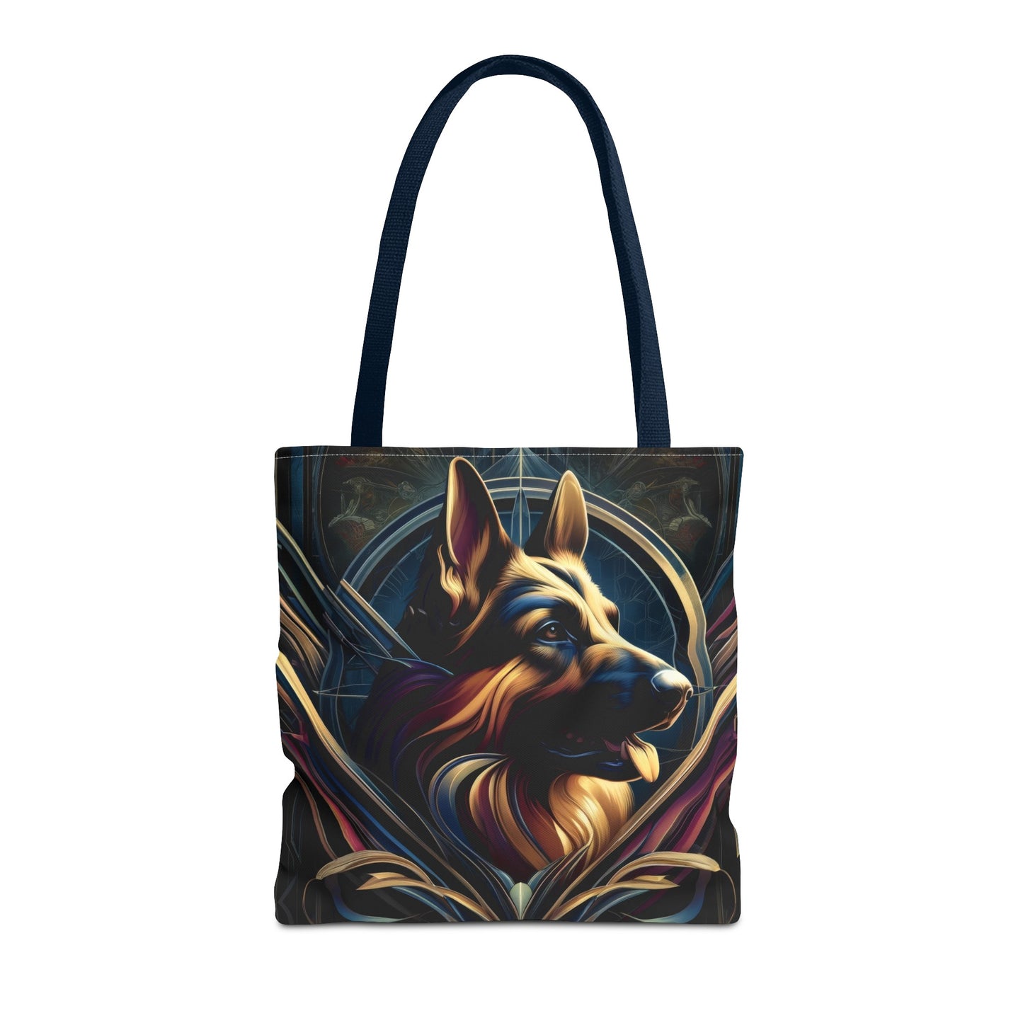 Gothic inspired German Shepherd Tote Bag