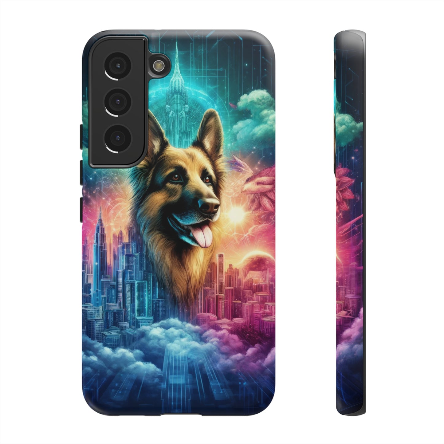 Dreamy fantasy German Shepherd Phone Case