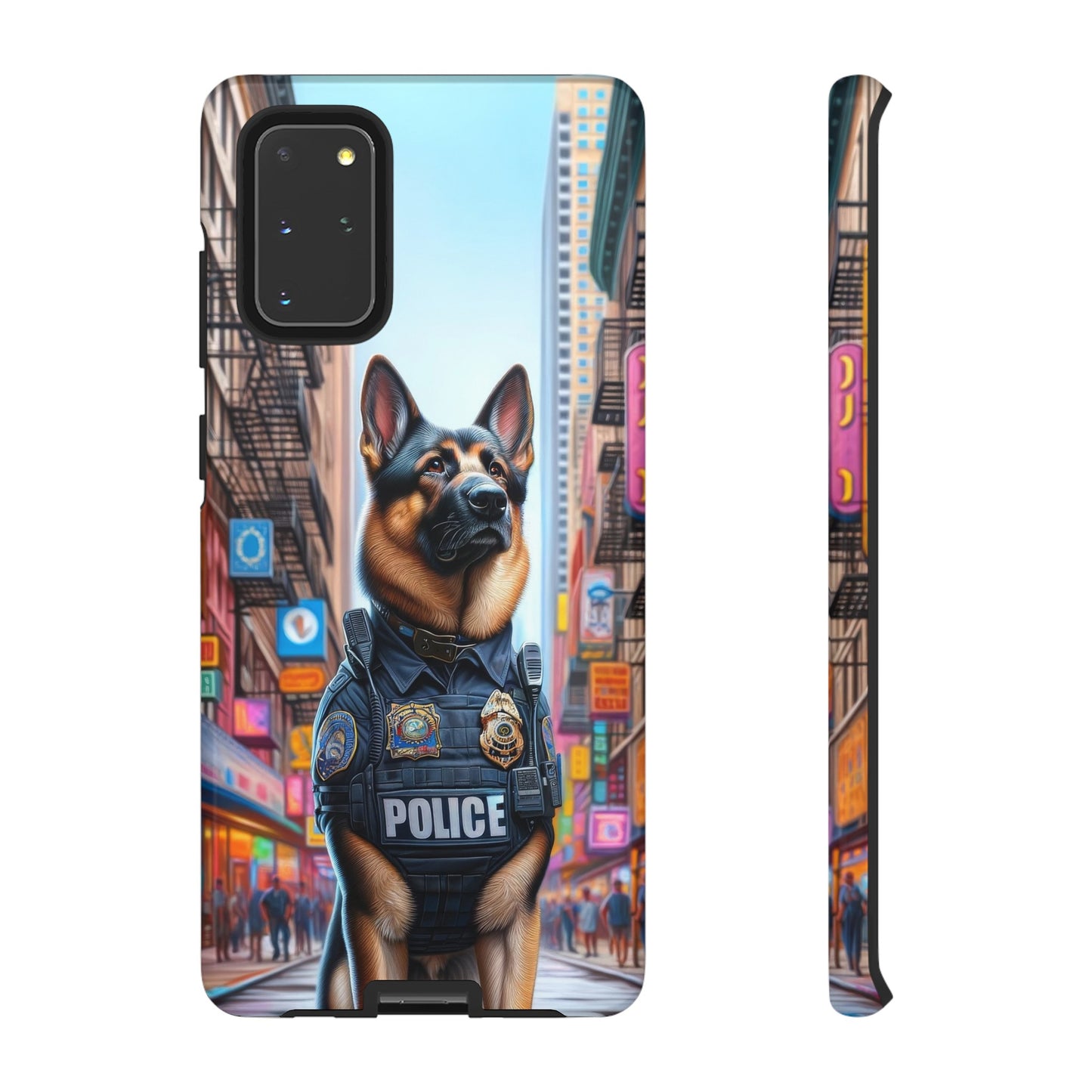 German Shepherd Police Officer Phone Case