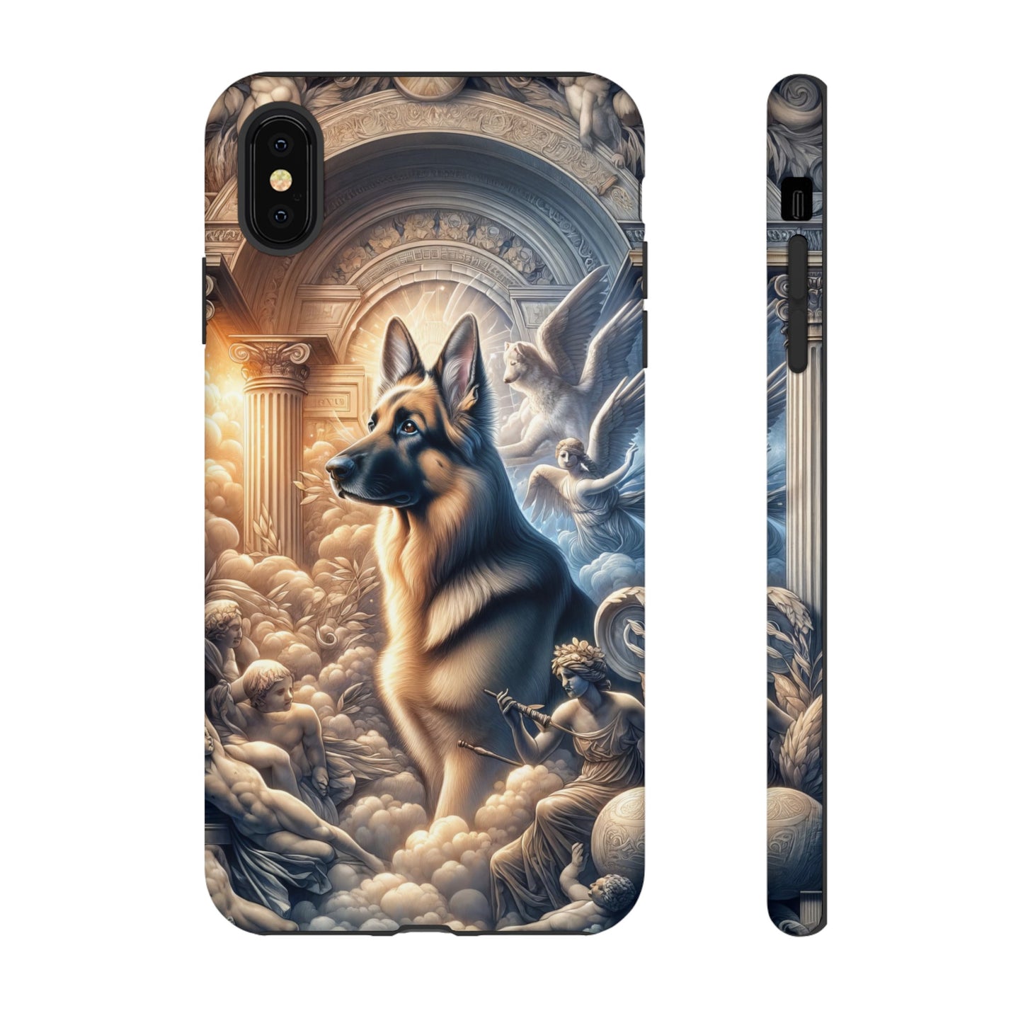 Neo-classicism and dreamy fantasy German Shepherd Phone Case