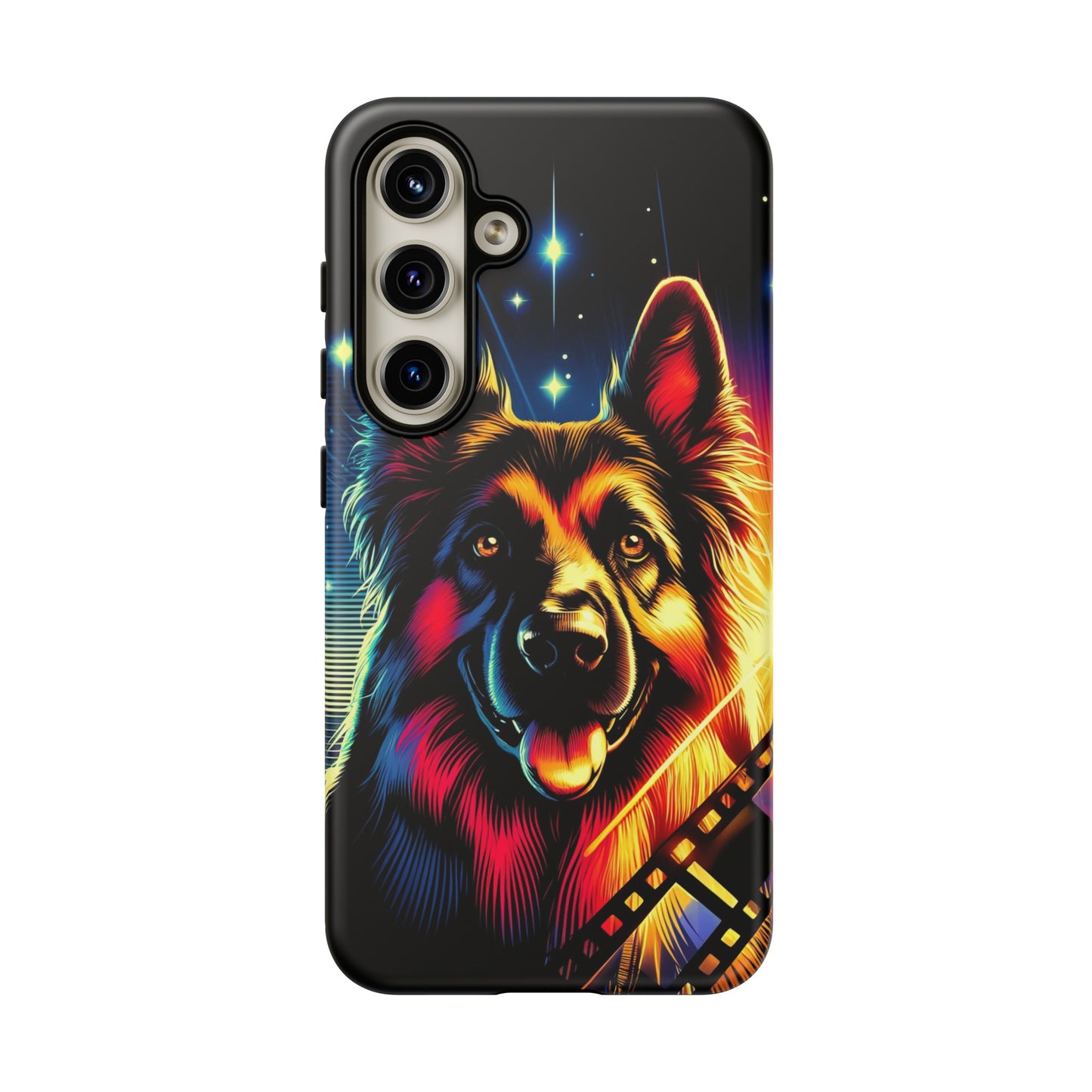 Comic book style German Shepherd Phone Case