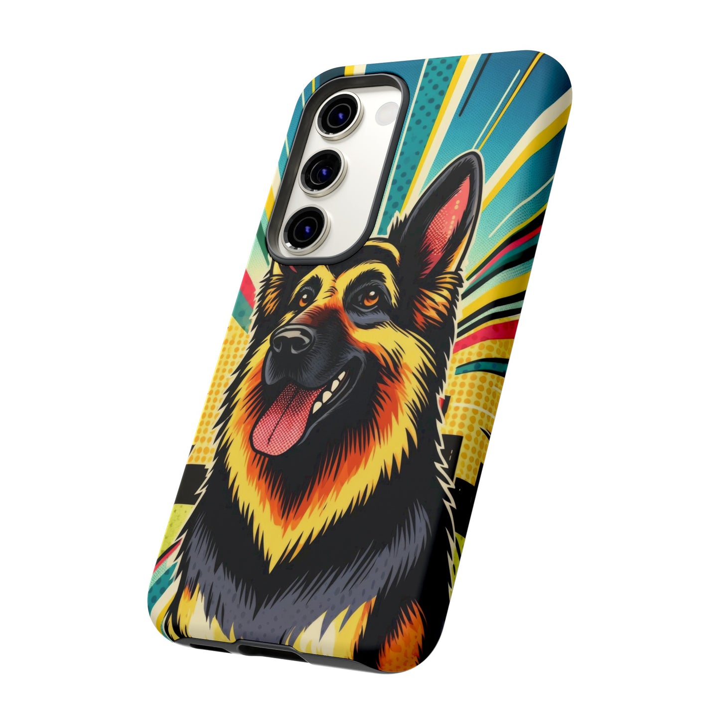 Comic style German Shepherd Phone Case