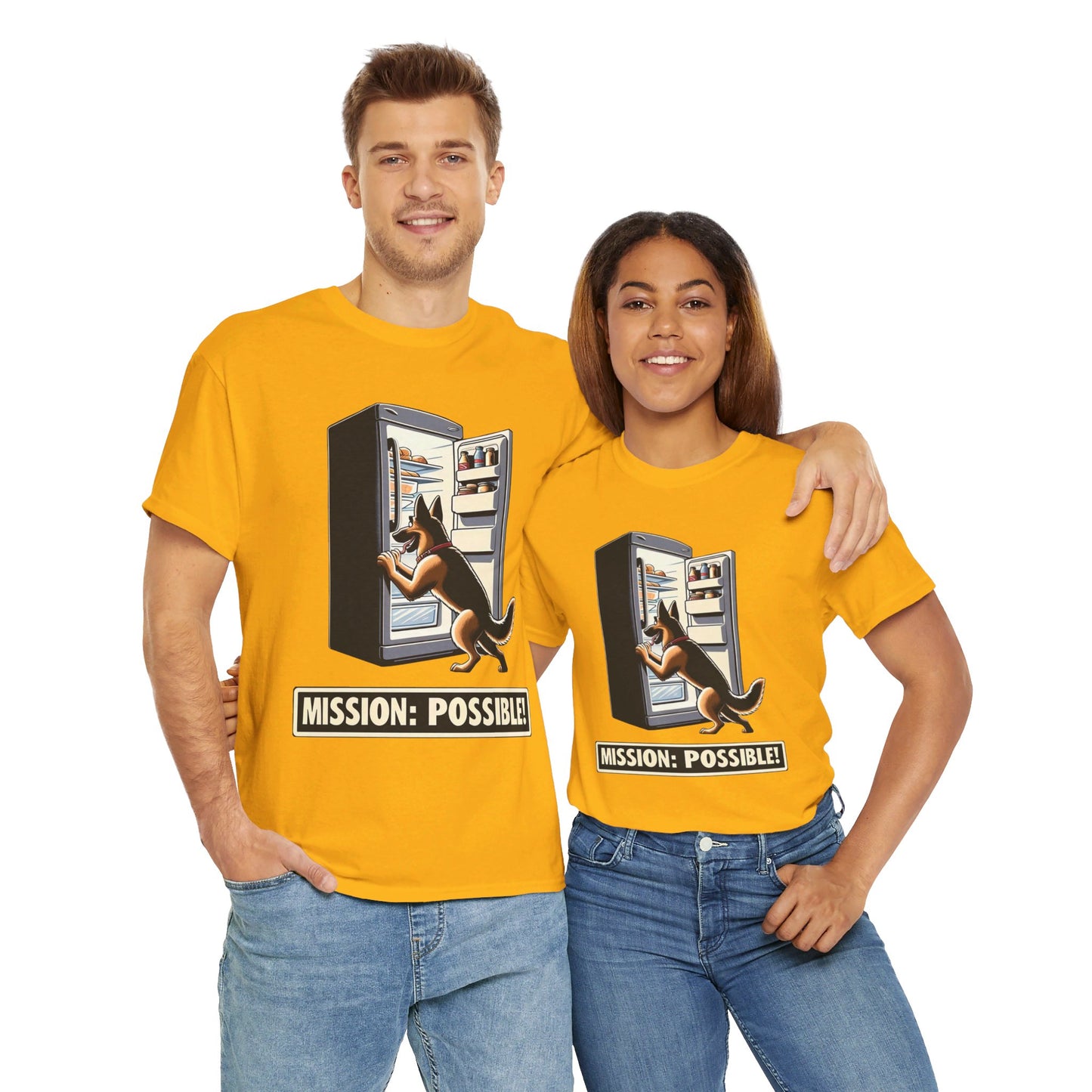 Mission Possible T-Shirt (13 colors) (German Shepherd)