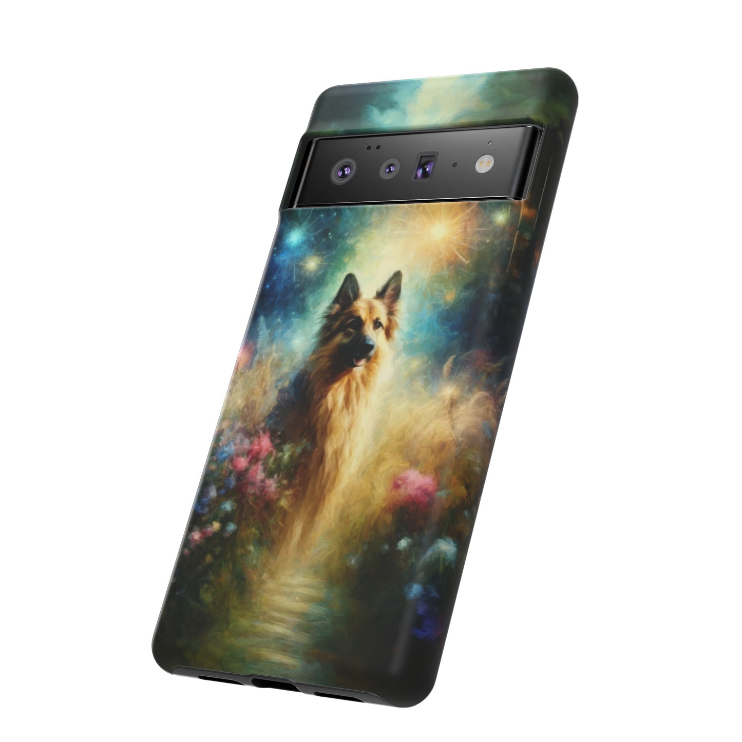 Fairy tale and impressionism German Shepherd Phone Case