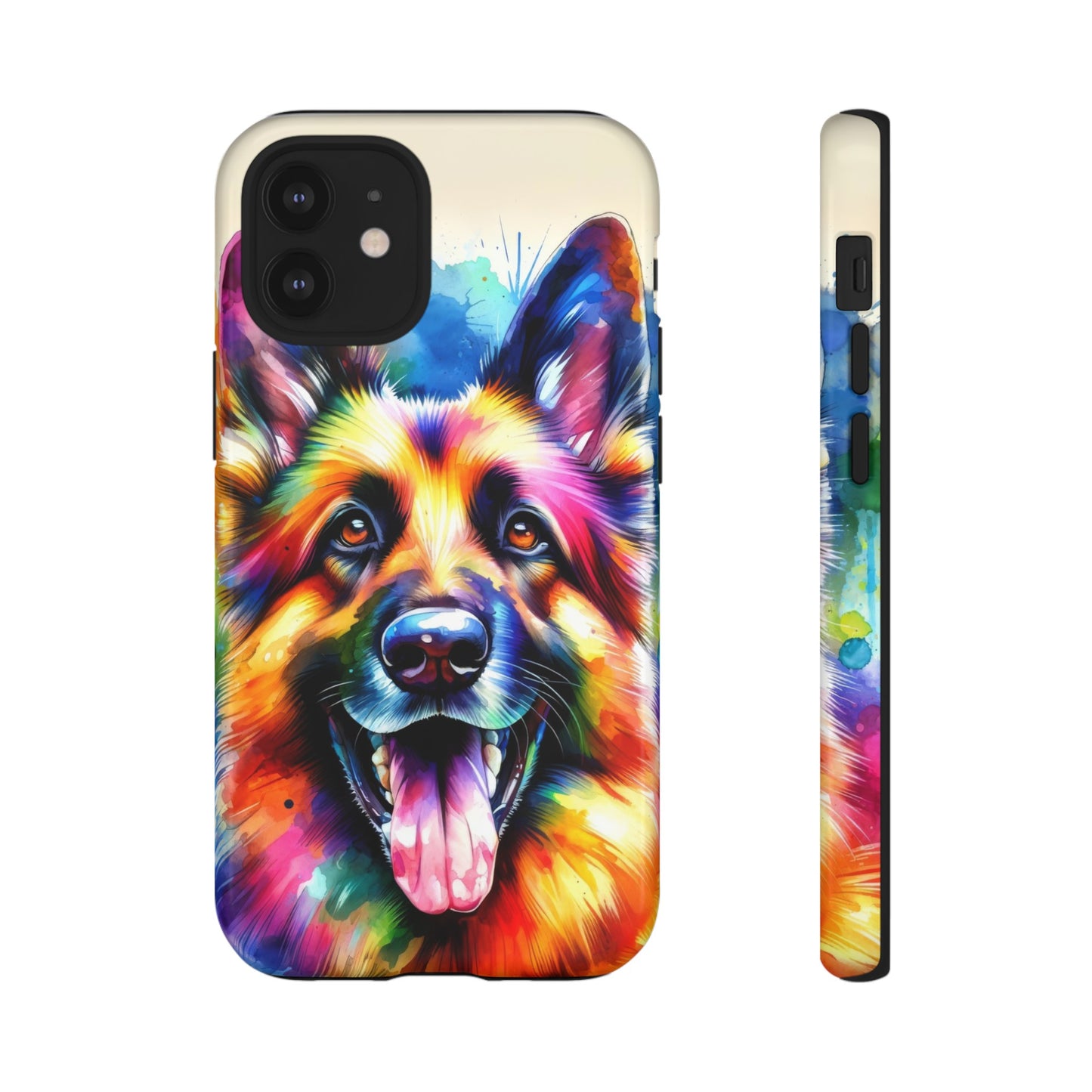 German Shepherd in Watercolor Tough Phone Case