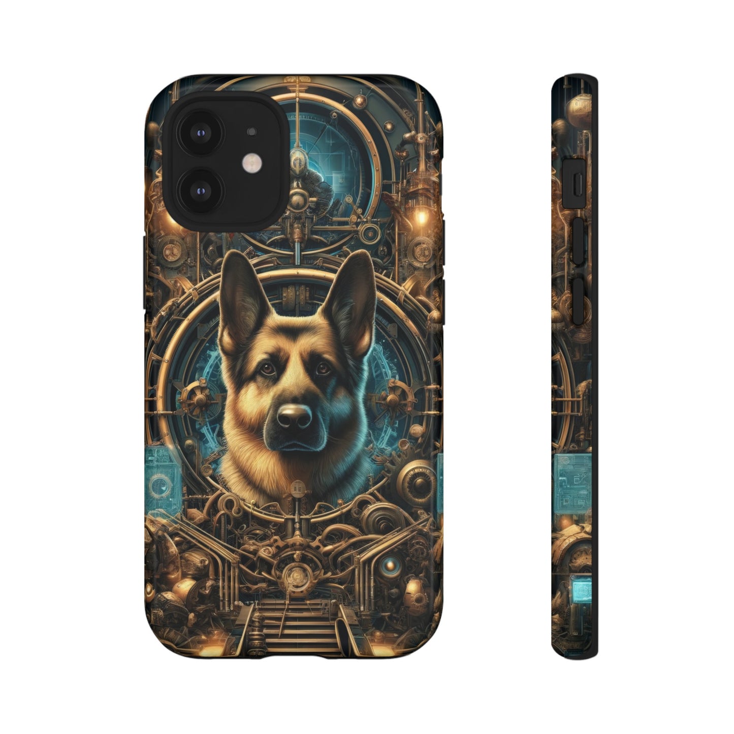 Steampunk Fantasy V2 German Shepherd Phone Case