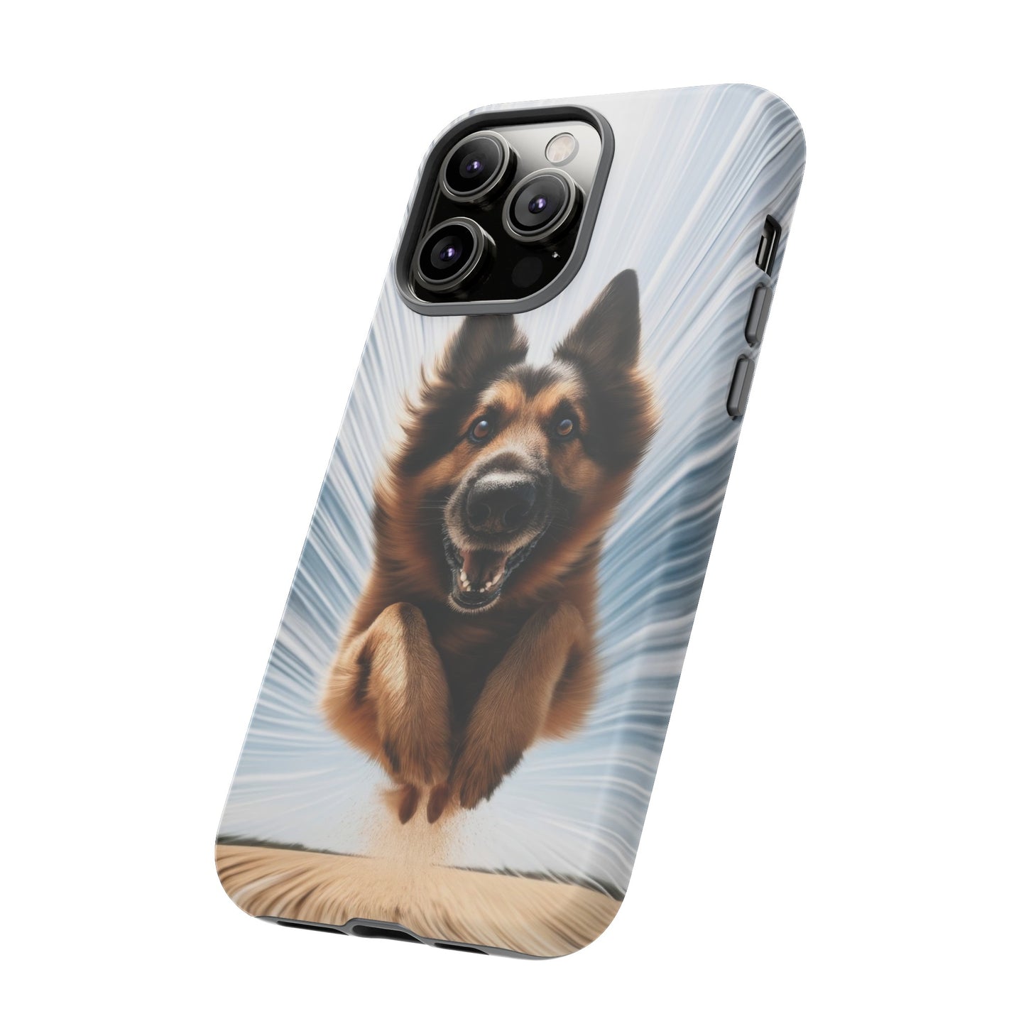 Motion blur German Shepherd Phone Case