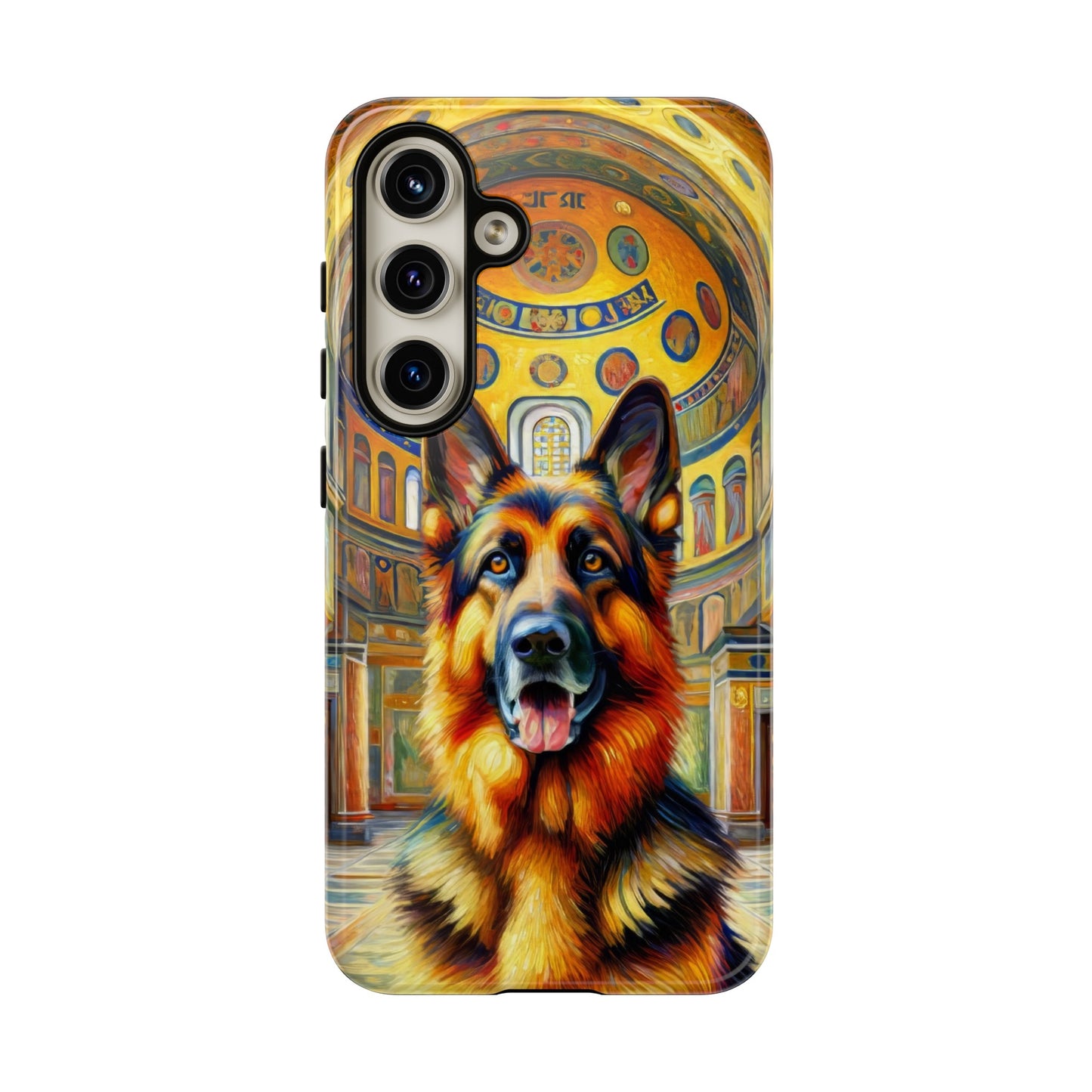 Neo-impressionist German Shepherd Phone Case