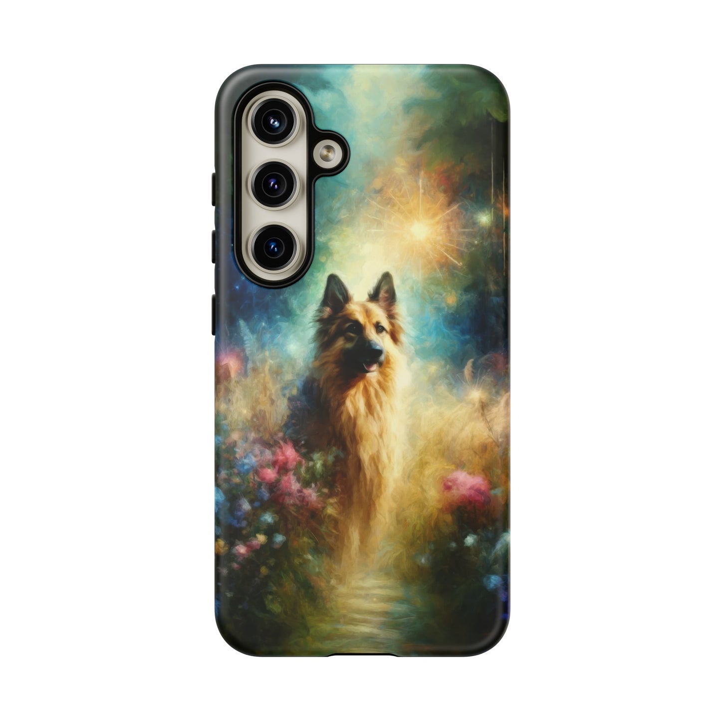 Fairy tale and impressionism German Shepherd Phone Case