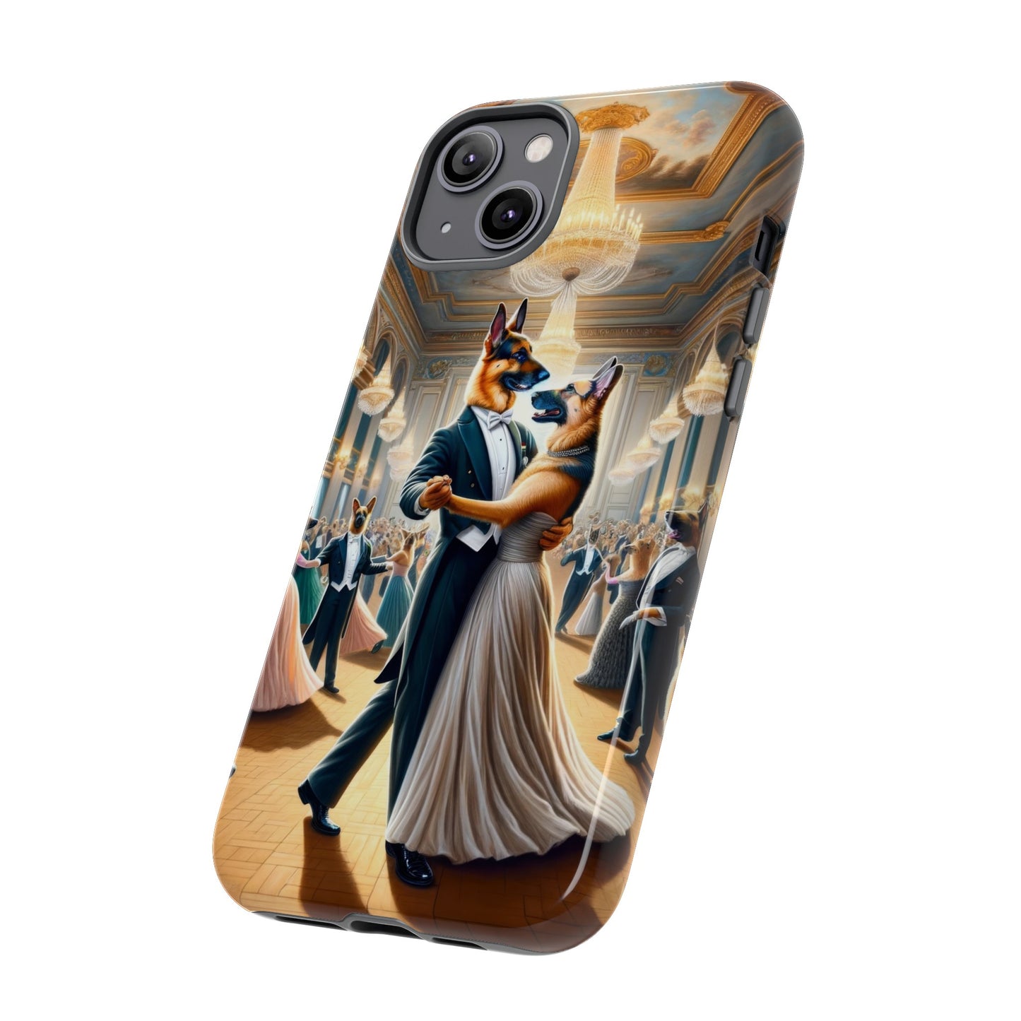 Dancing German Shepherds Tough Phone Case