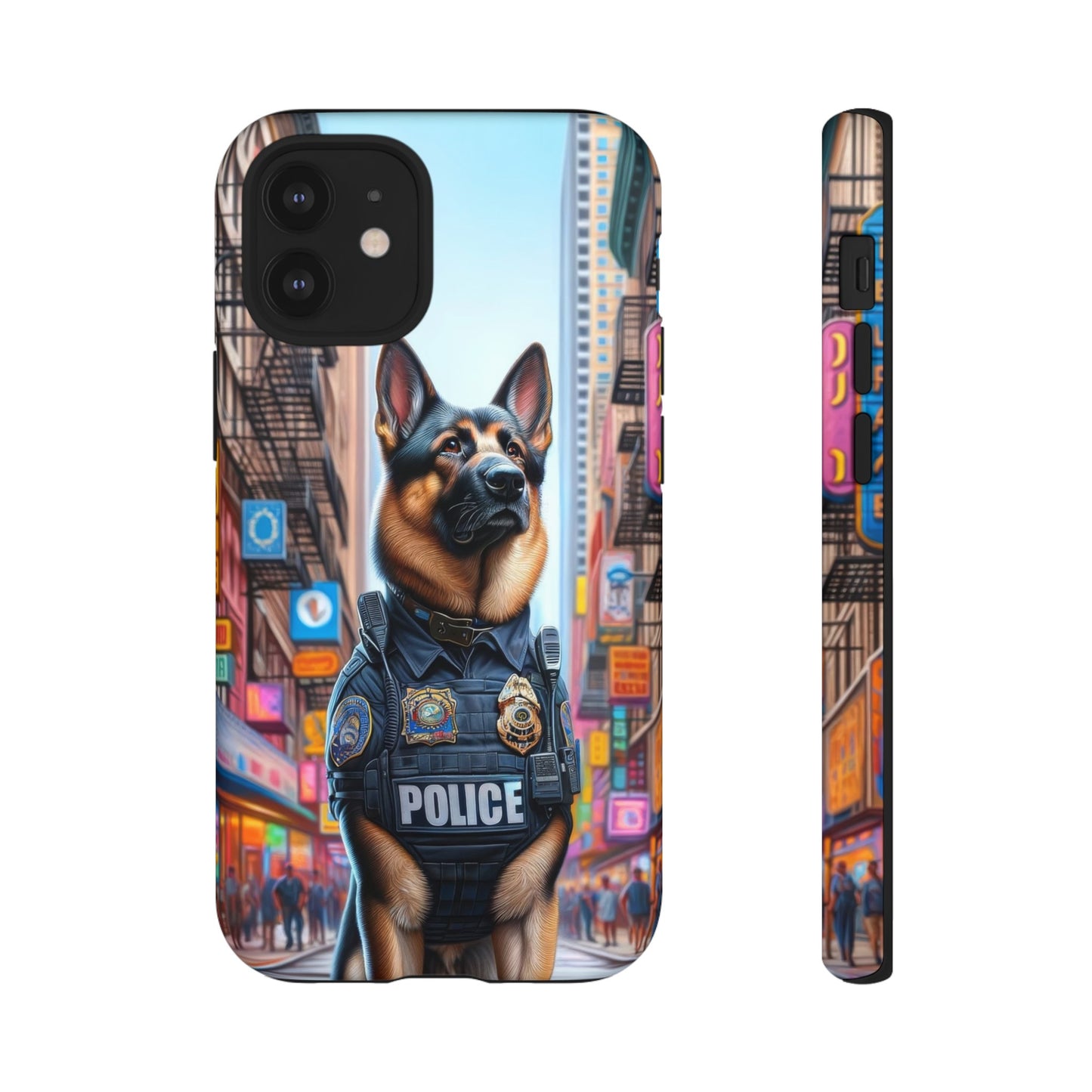 German Shepherd Police Officer Phone Case