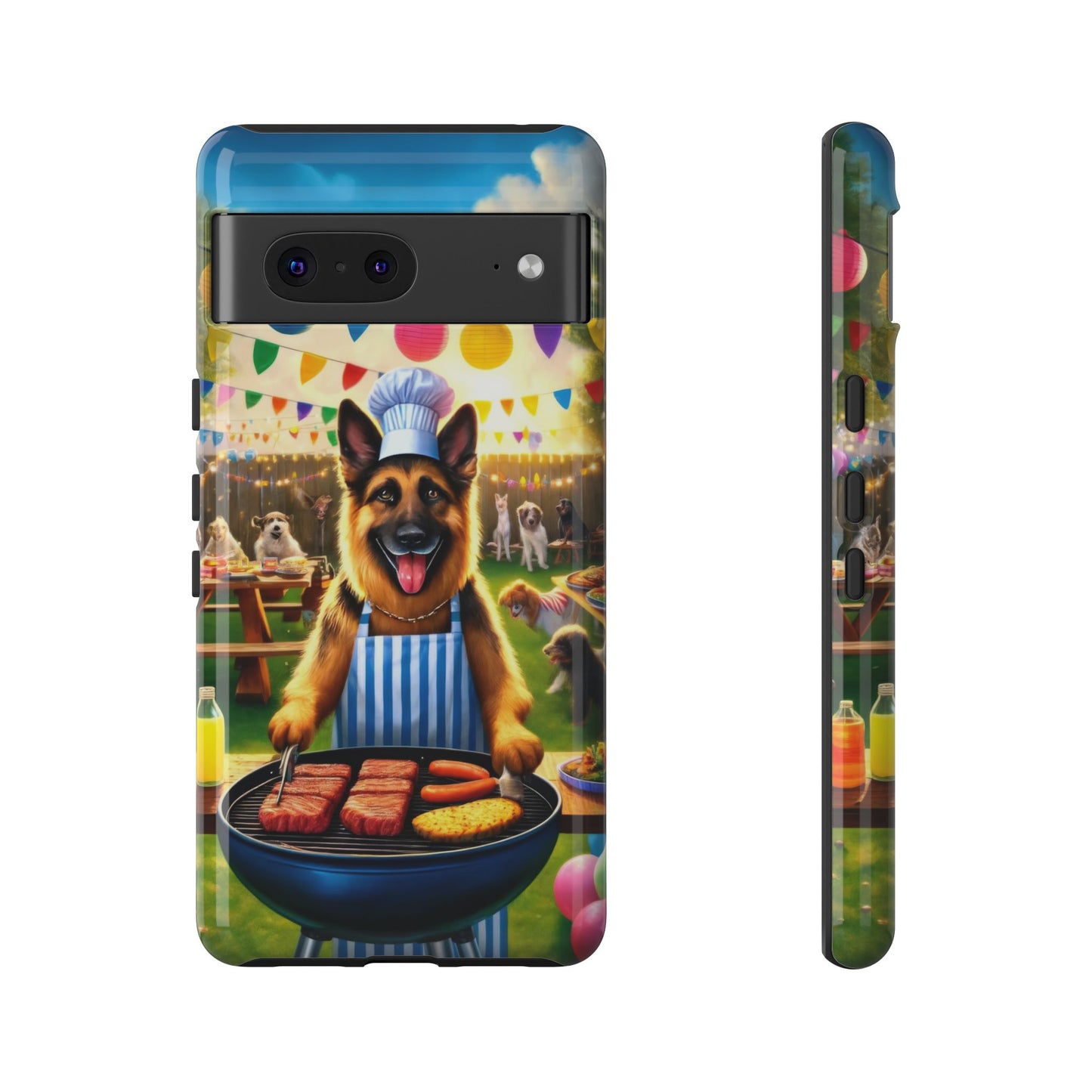 German Shepherd Barbecue Party Phone Case