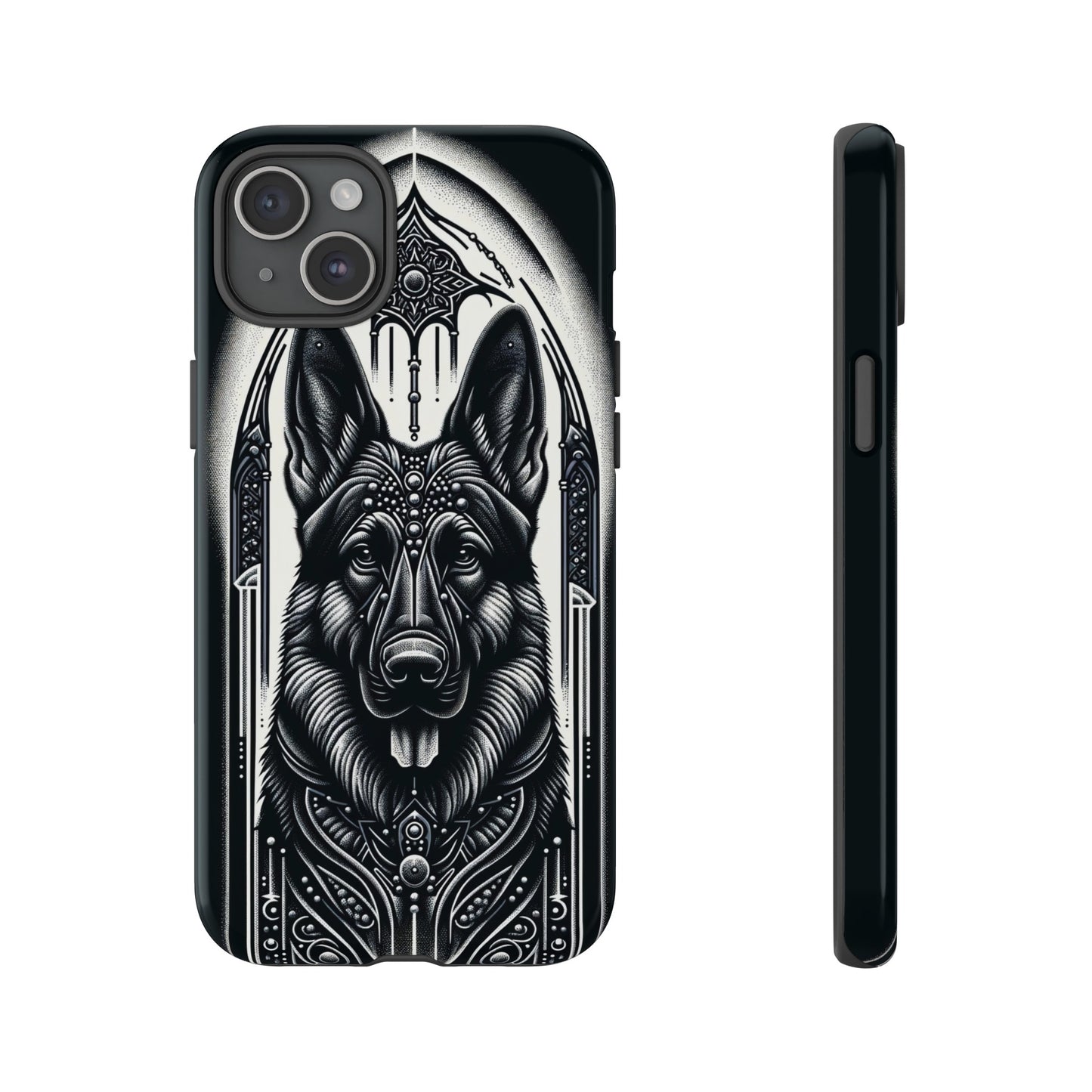 Futuristic German Shepherd Phone Case