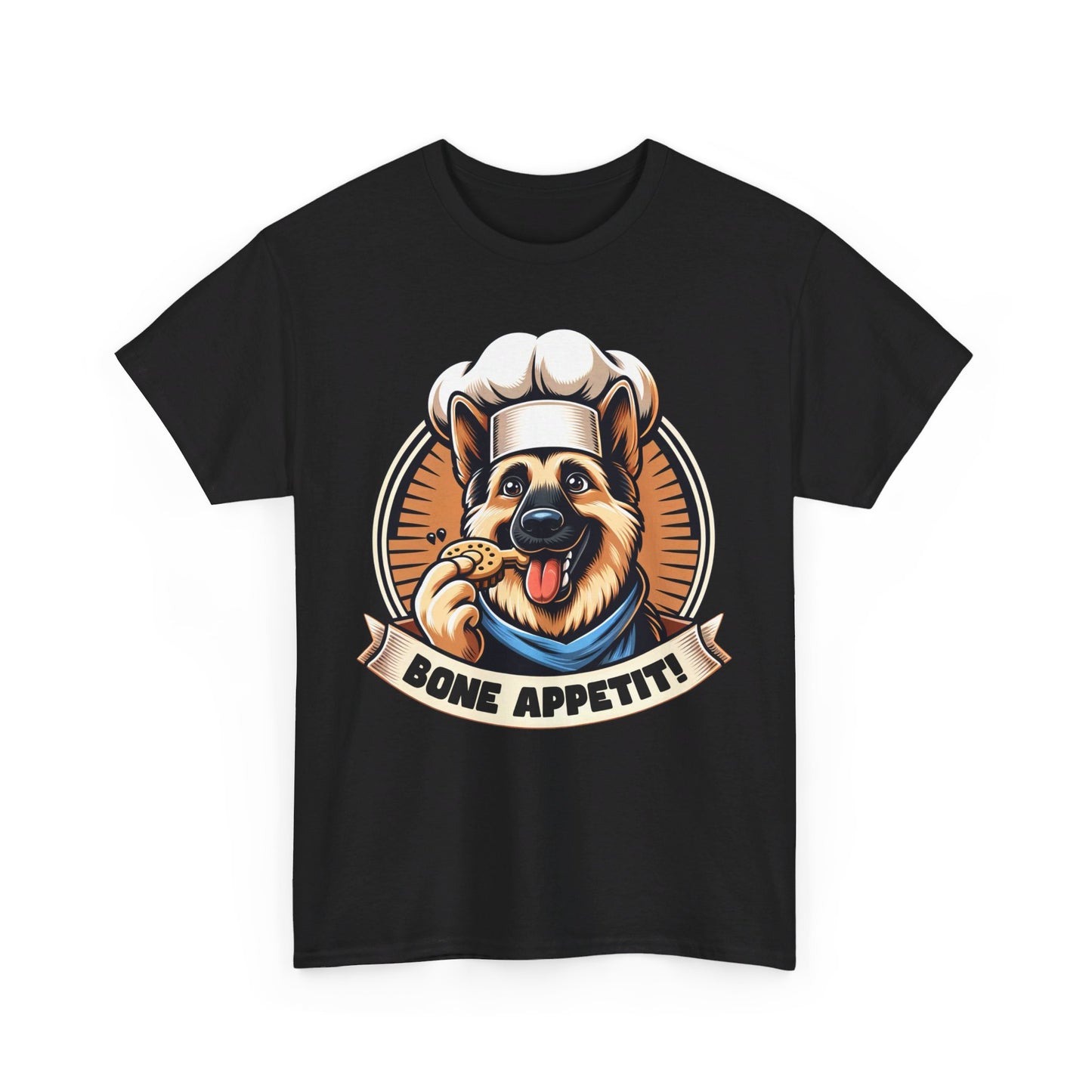 Bone Appetit T-Shirt (13 colors) (German Shepherd)