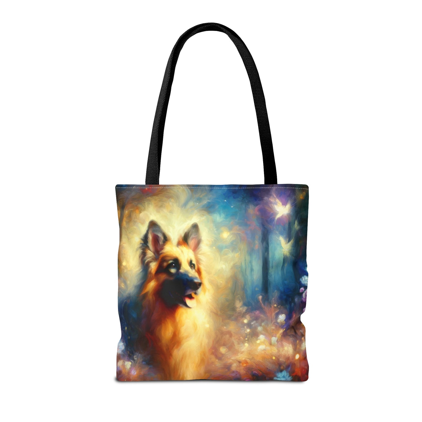 Fairy tale and impressionism German Shepherd Tote Bag