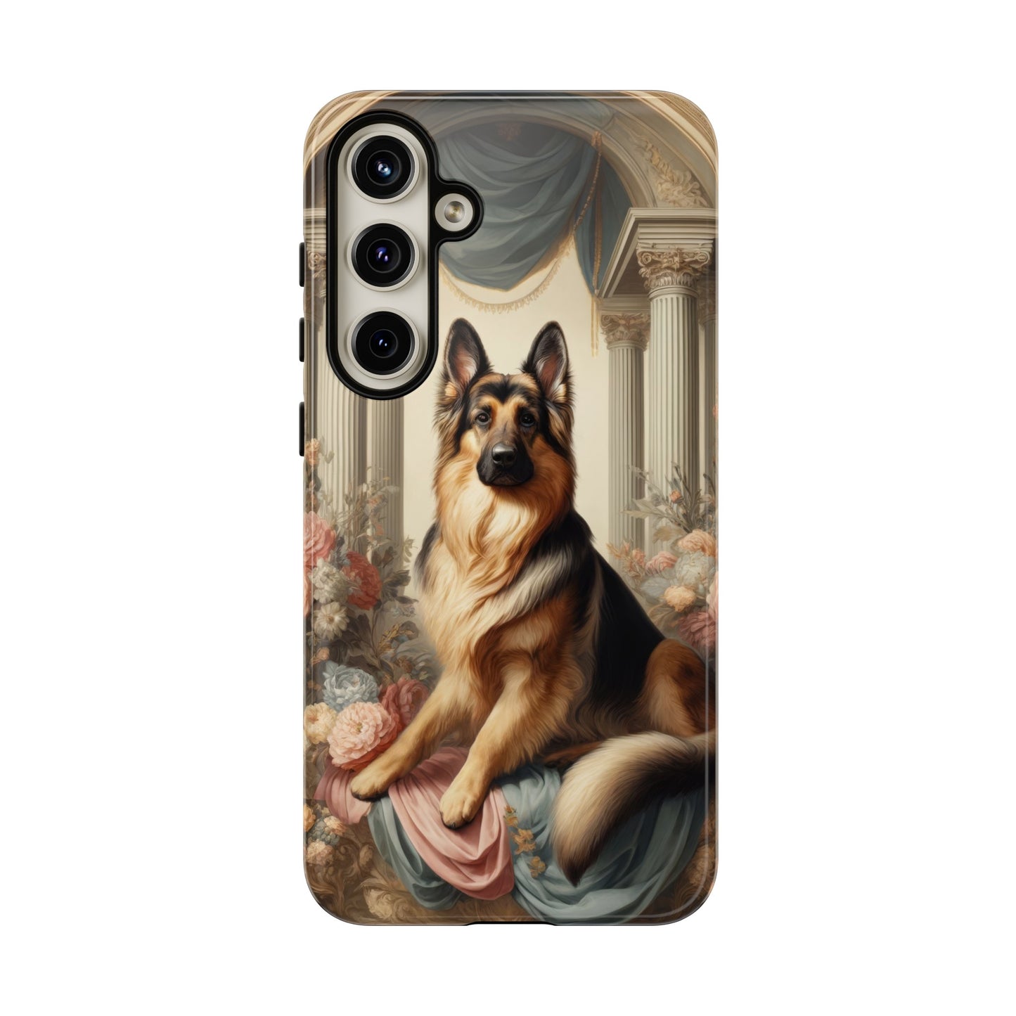 Neo-classical German Shepherd Phone Case