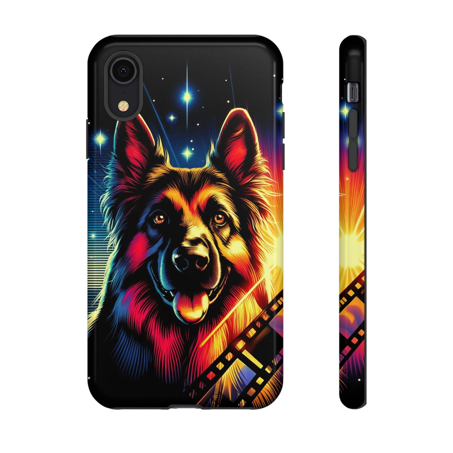 Comic book style German Shepherd Phone Case