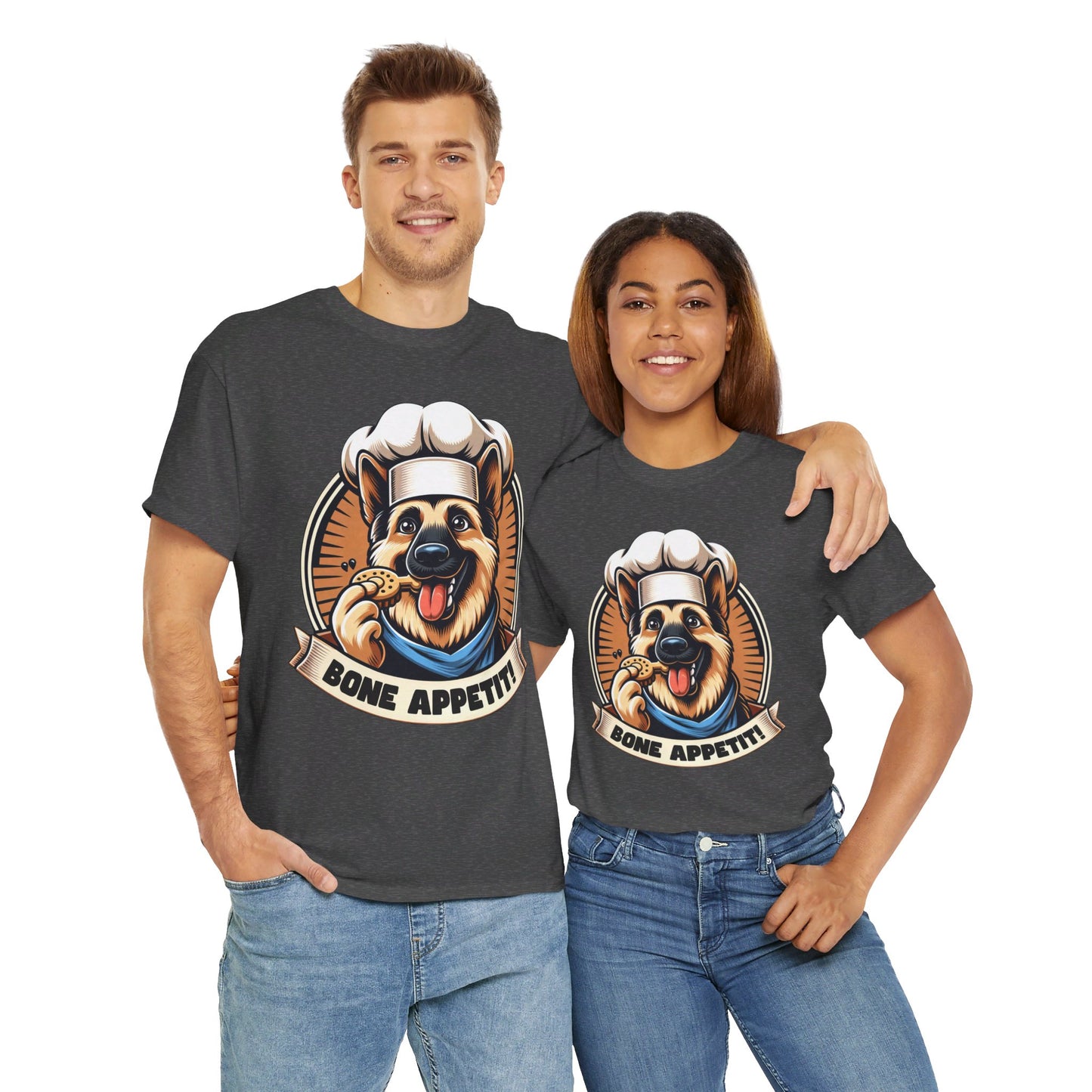 Bone Appetit T-Shirt (13 colors) (German Shepherd)