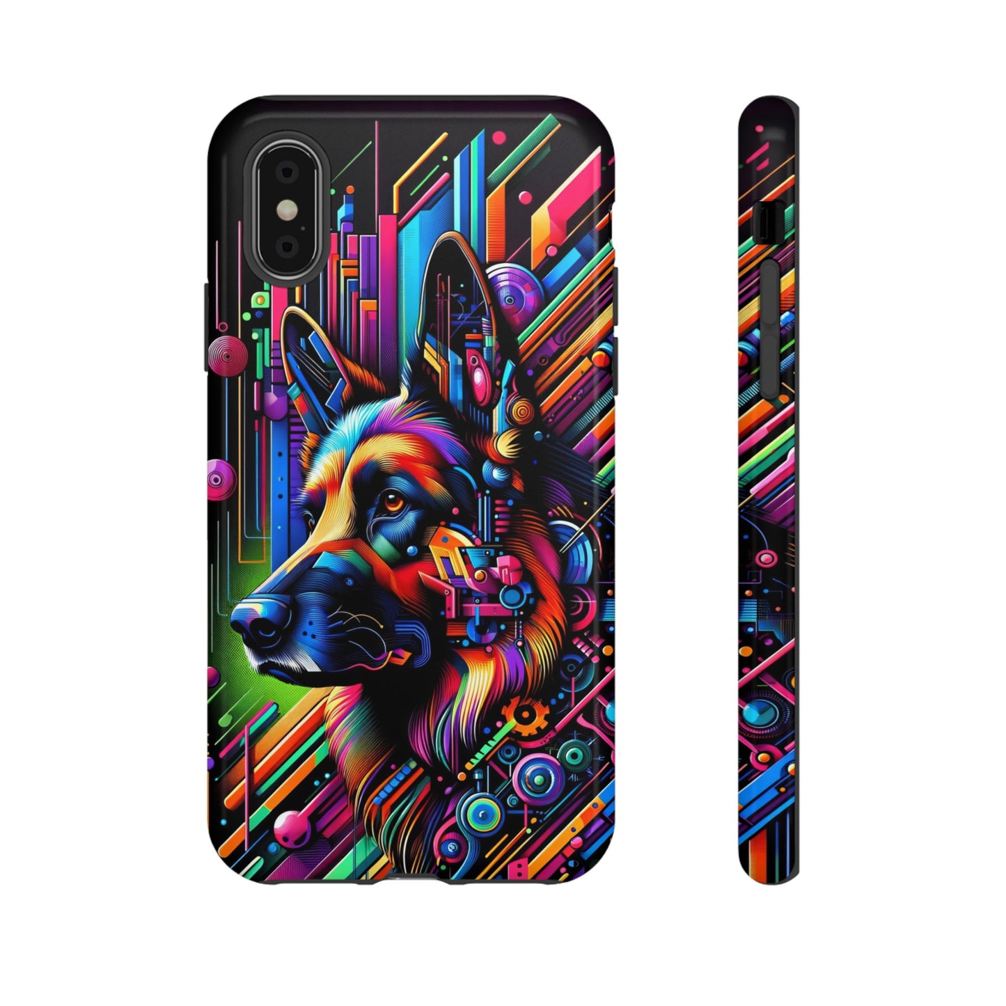 Constructivism and dadaism German Shepherd Phone Case