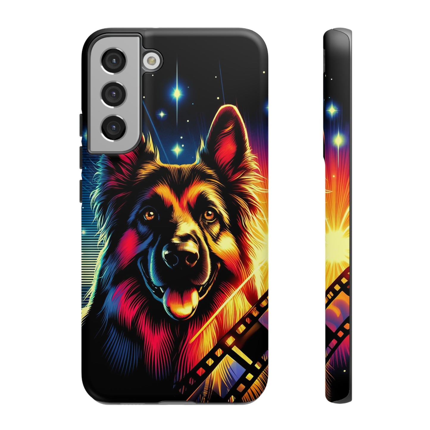 Comic book style German Shepherd Phone Case