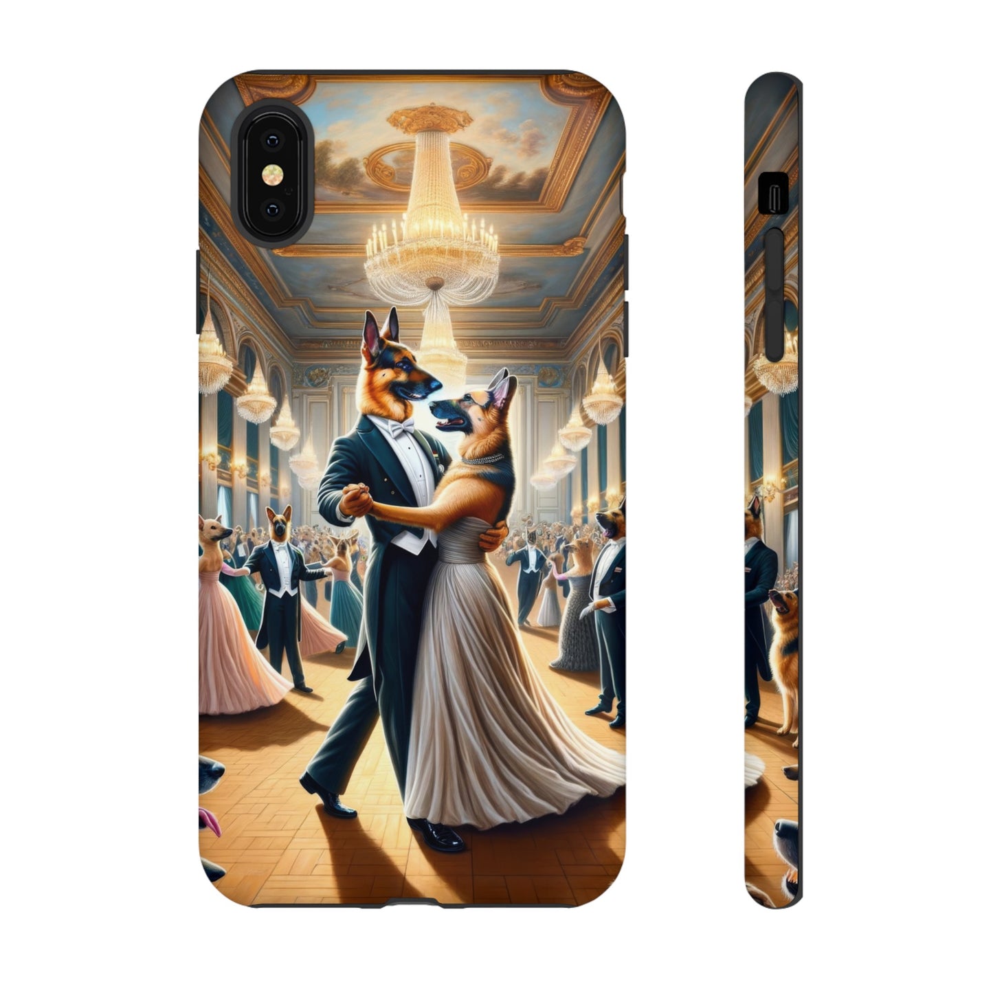 Dancing German Shepherds Tough Phone Case