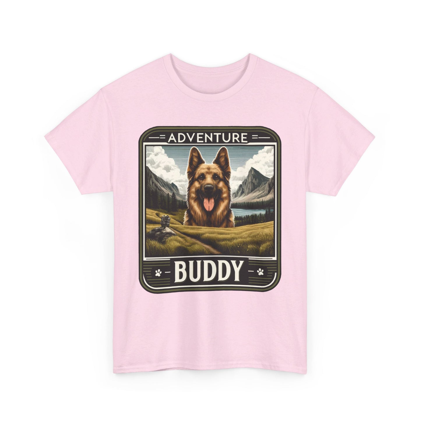 Adventure Buddy T-Shirt (13 colors) (German Shepherd)