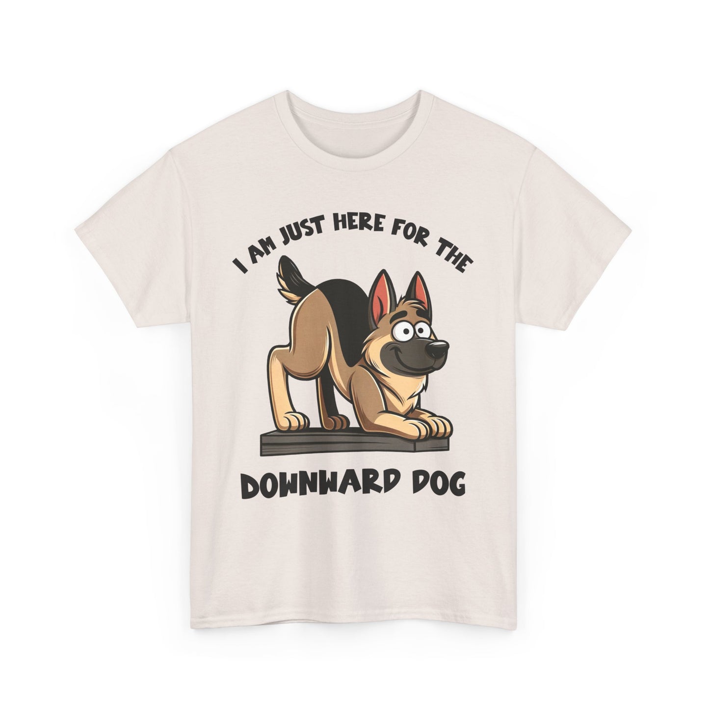 DownWard Dog T-Shirt (13 colors) (German Shepherd)