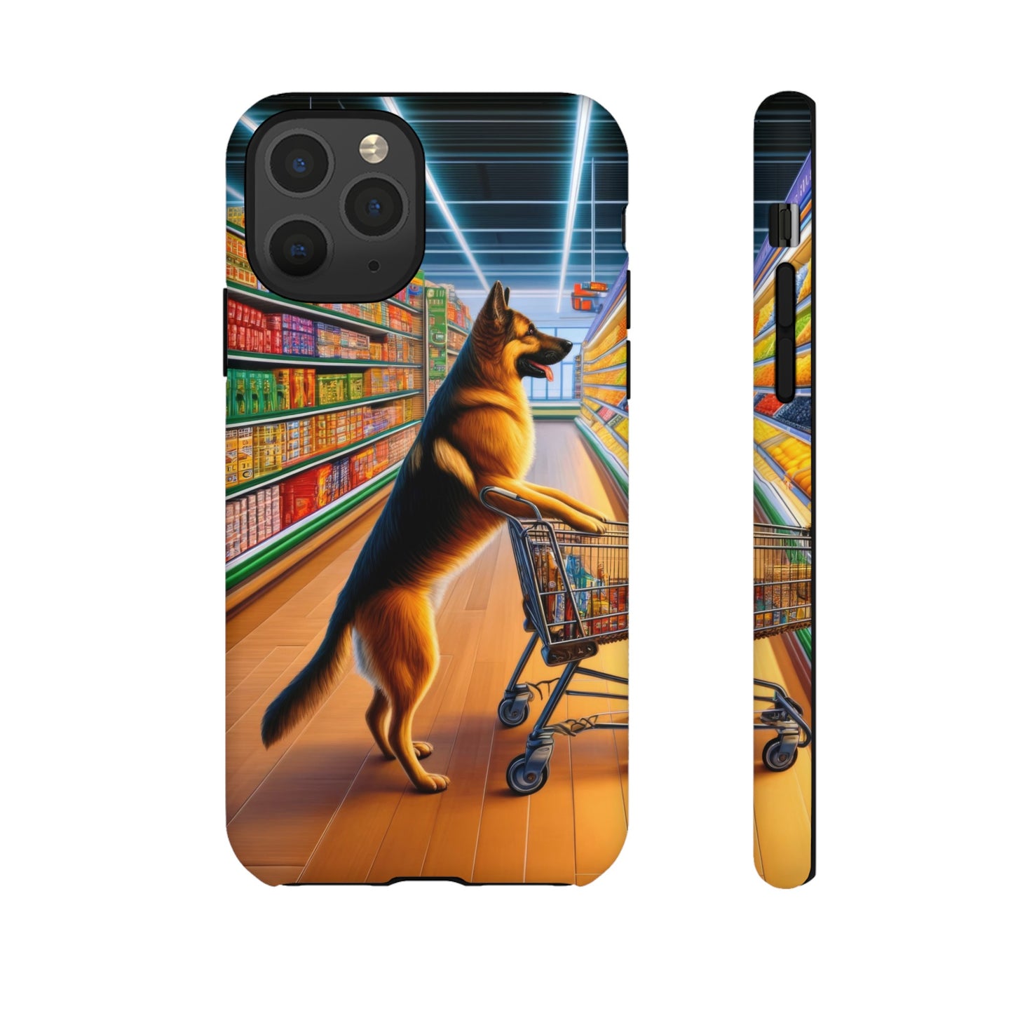 German Shepherd Shopping Phone Case