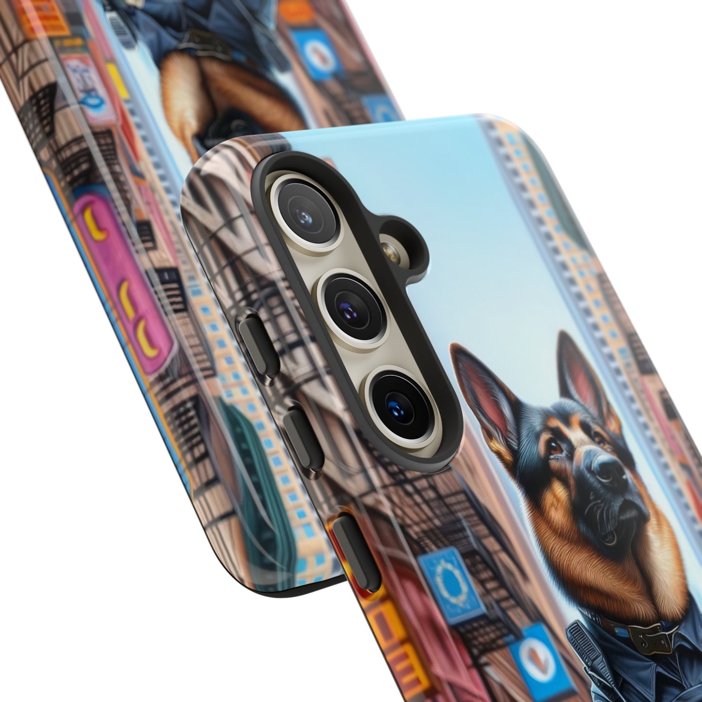 German Shepherd Police Officer Phone Case