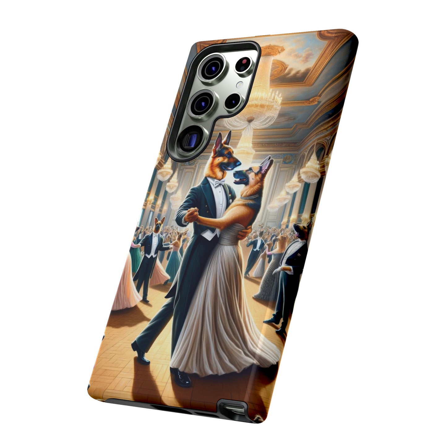 Dancing German Shepherds Tough Phone Case