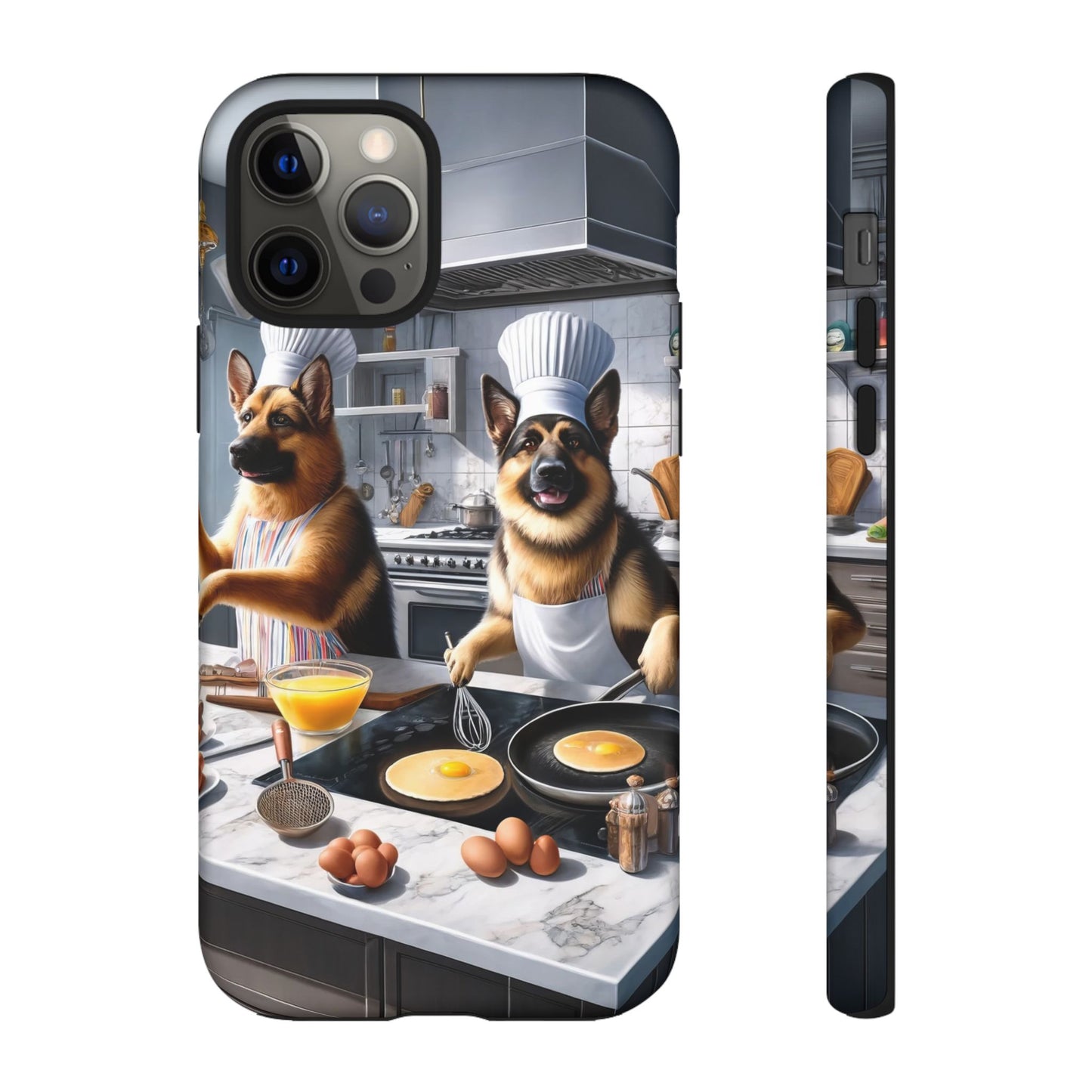 Cooking German Shepherds Tough Phone Case