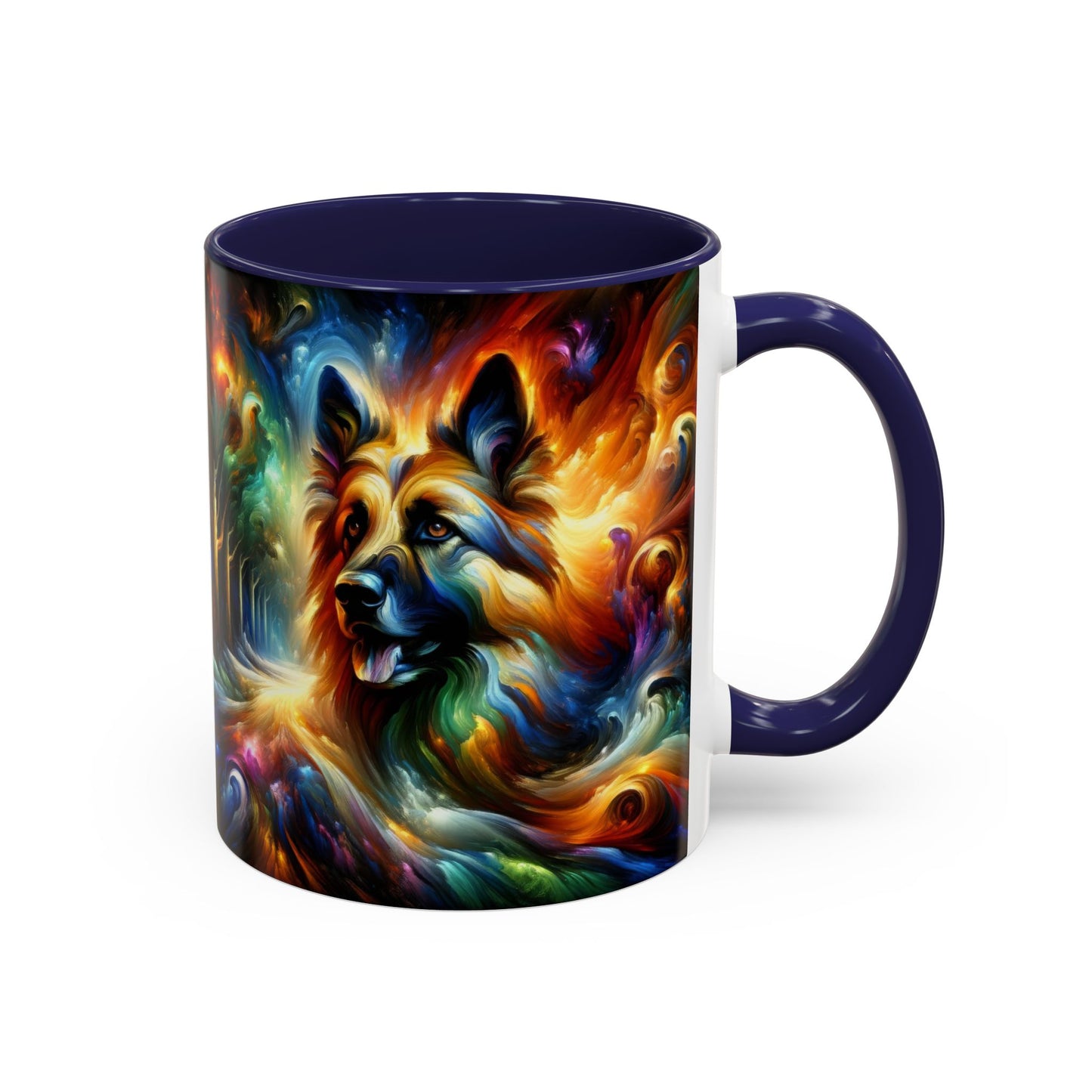 Expressionism and fantasy German Shepherd Coffee Mug