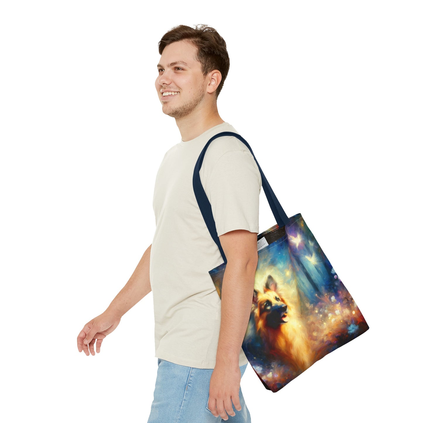 Fairy tale and impressionism German Shepherd Tote Bag