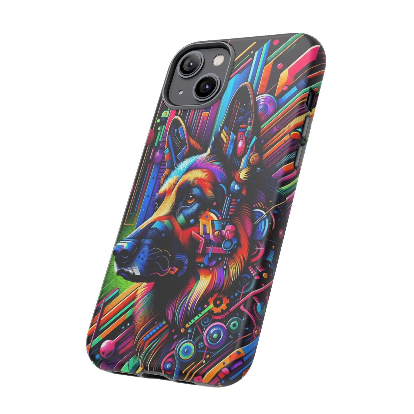 Constructivism and dadaism German Shepherd Phone Case