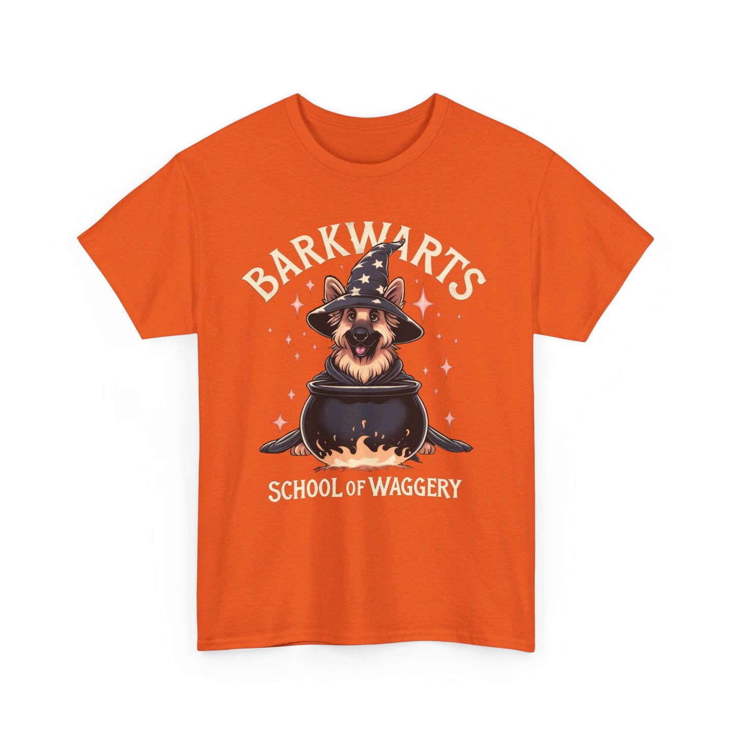 BarkWarts School of Waggery T-Shirt (13 colors) (German Shepherd)