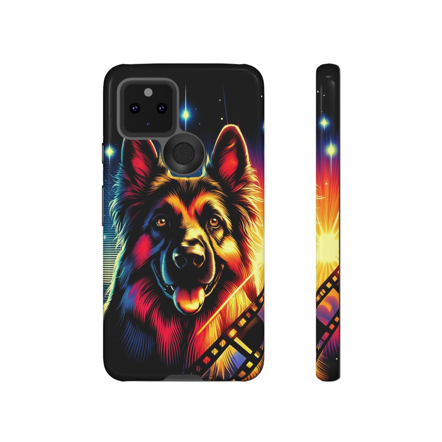 Comic book style German Shepherd Phone Case