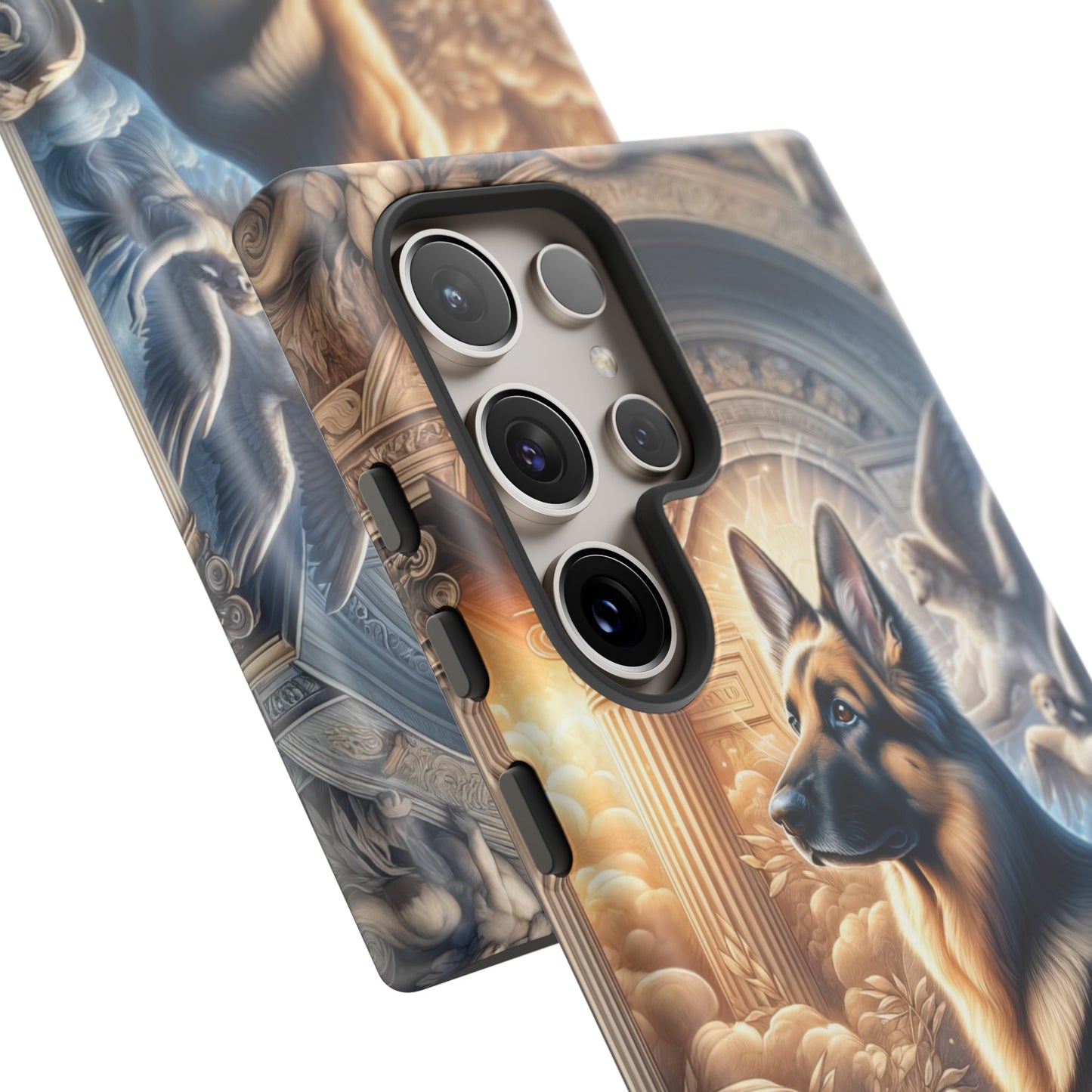 Neo-classicism and dreamy fantasy German Shepherd Phone Case