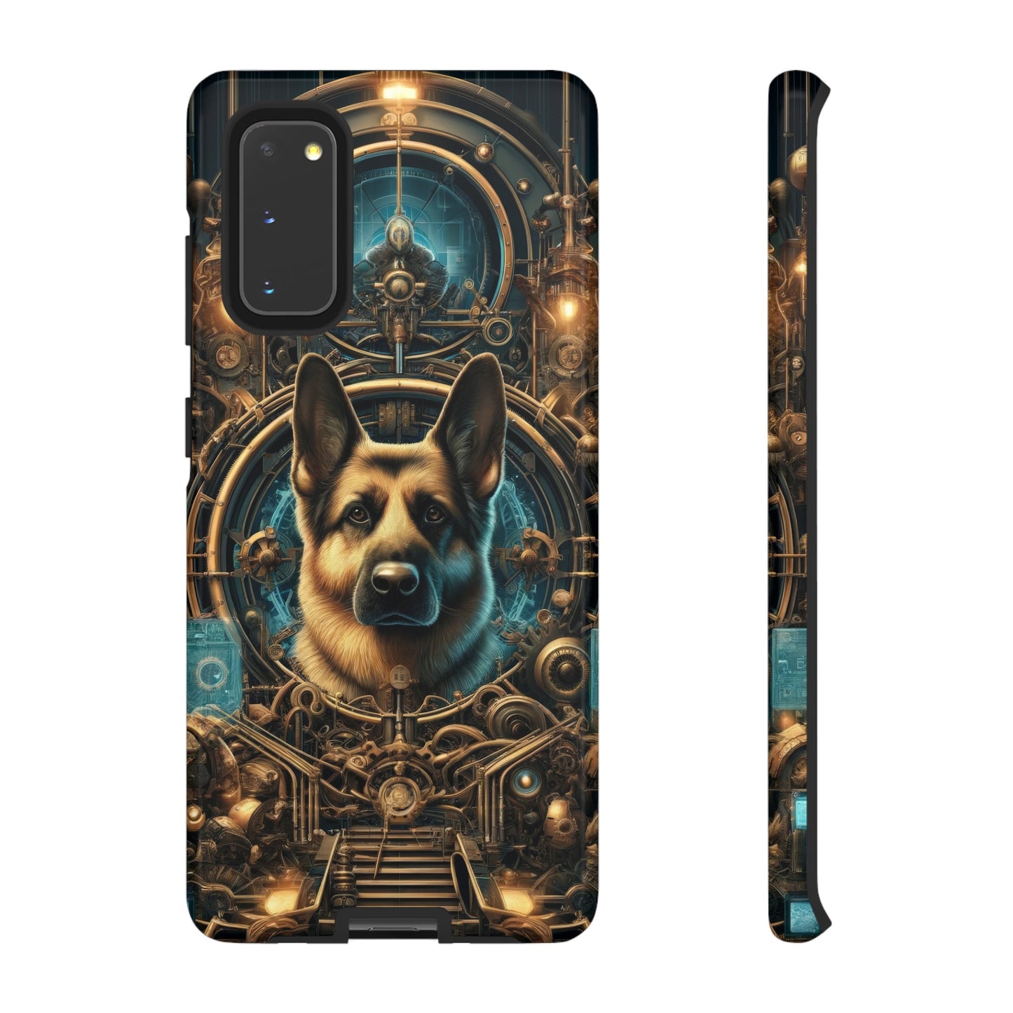 Steampunk Fantasy V2 German Shepherd Phone Case