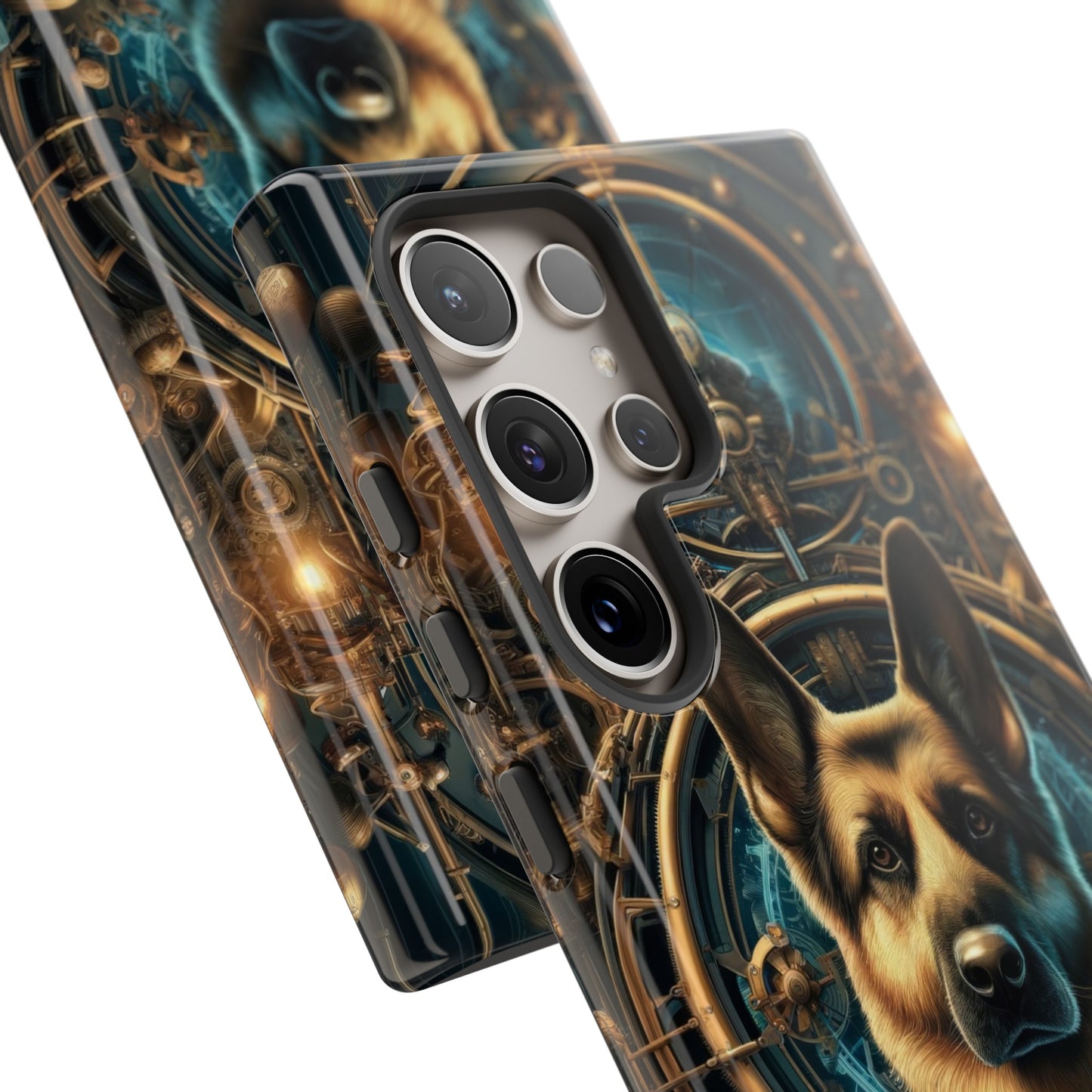 Steampunk Fantasy V2 German Shepherd Phone Case