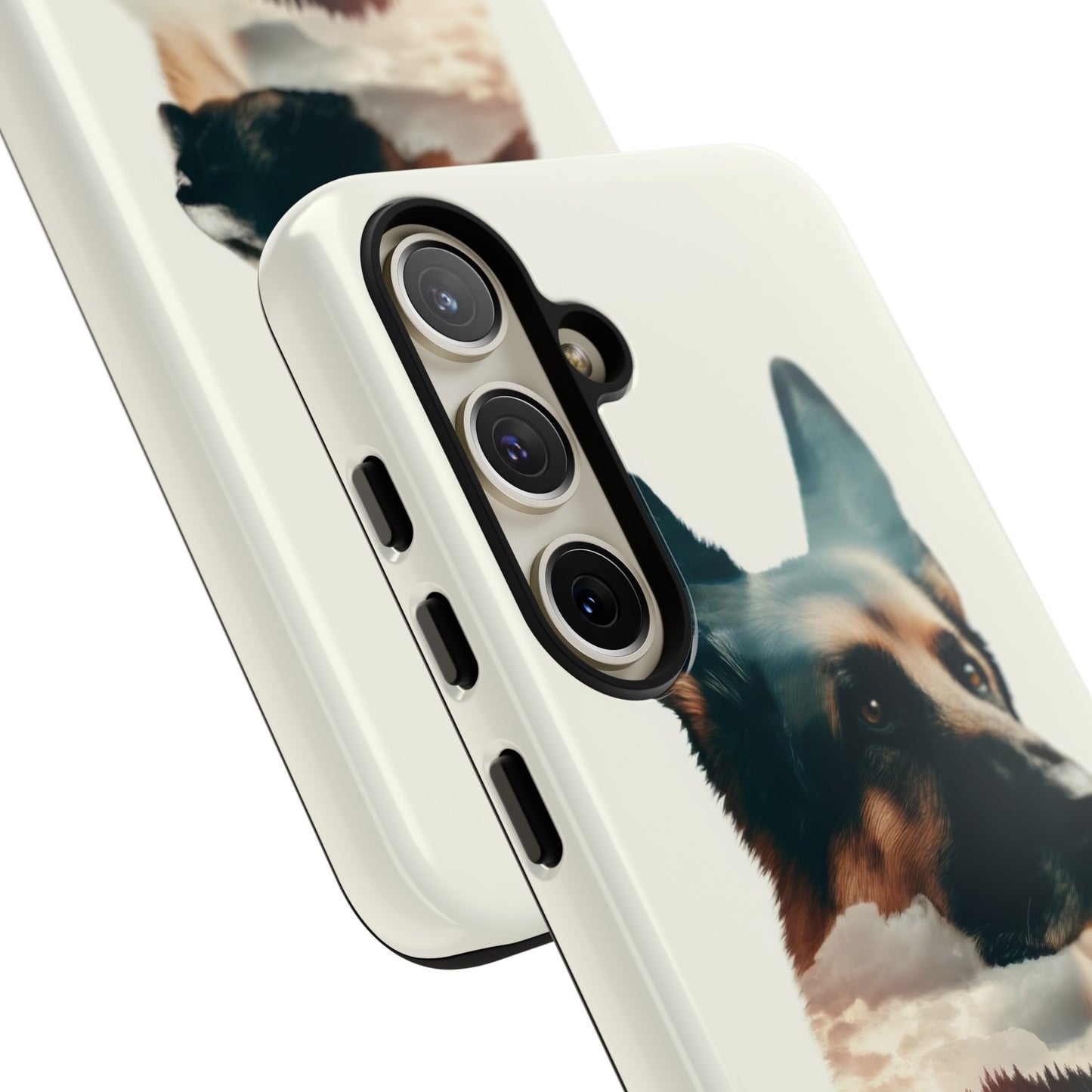 Romanticism and double exposure German Shepherd Phone Case