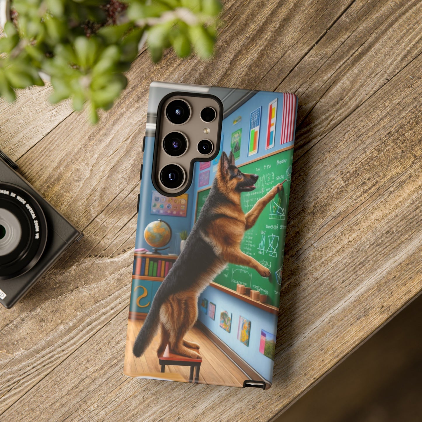 German Shepherd Vacation Phone Case