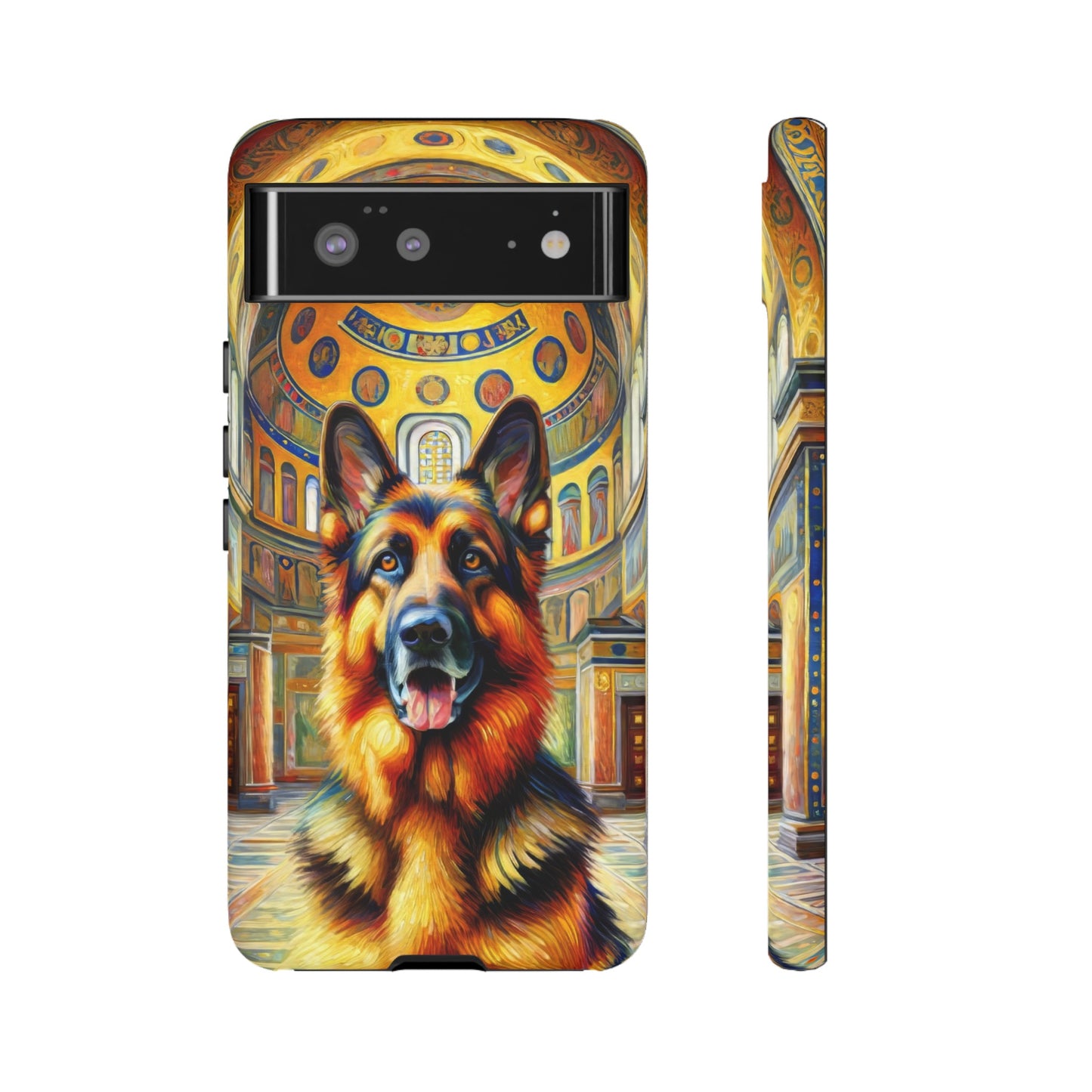 Neo-impressionist German Shepherd Phone Case