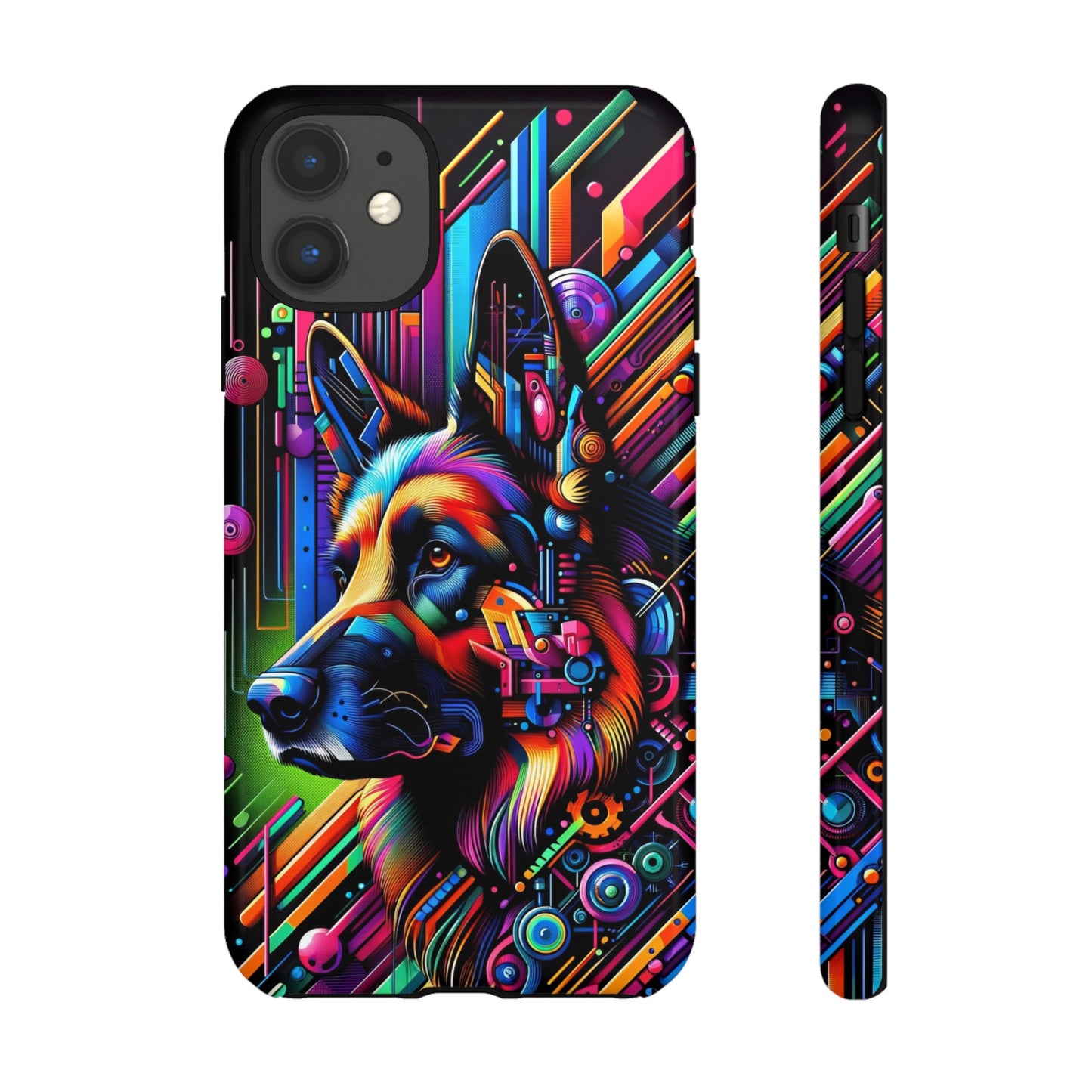 Constructivism and dadaism German Shepherd Phone Case