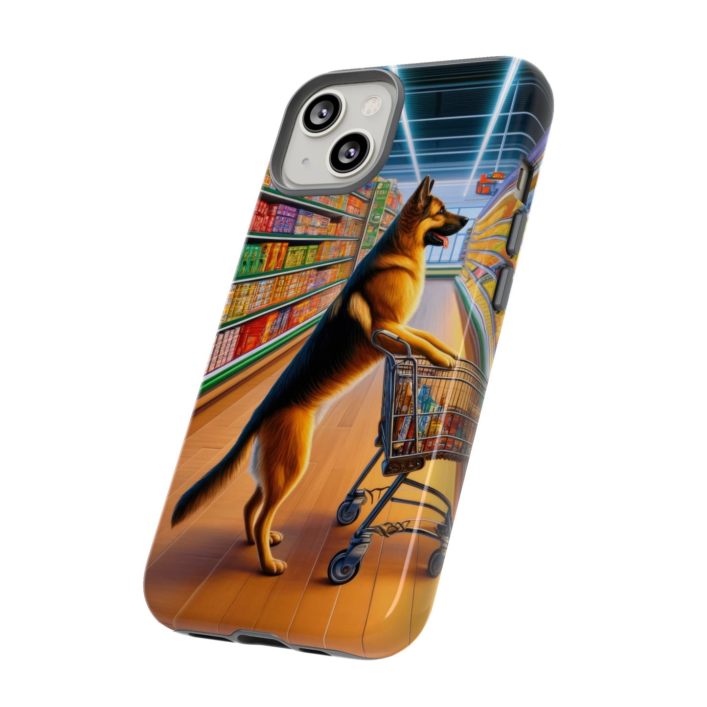 German Shepherd Shopping Phone Case