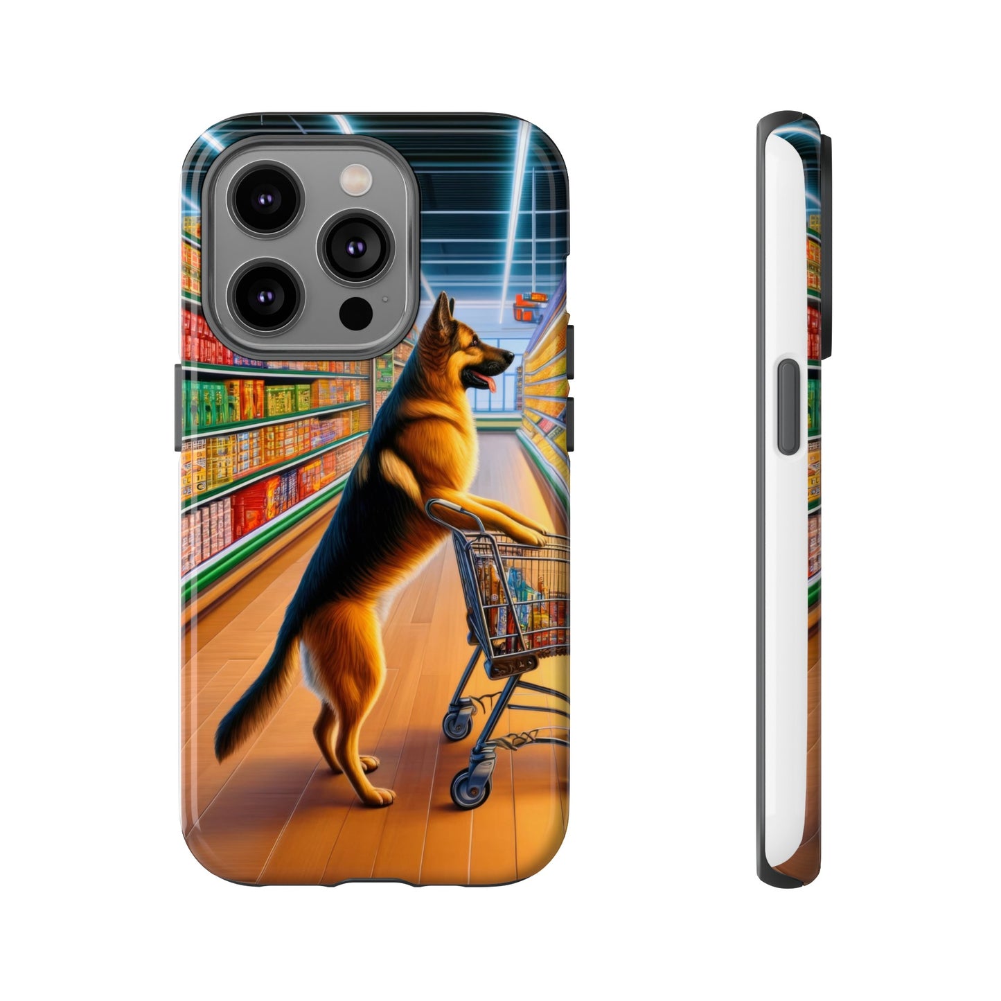 German Shepherd Shopping Phone Case