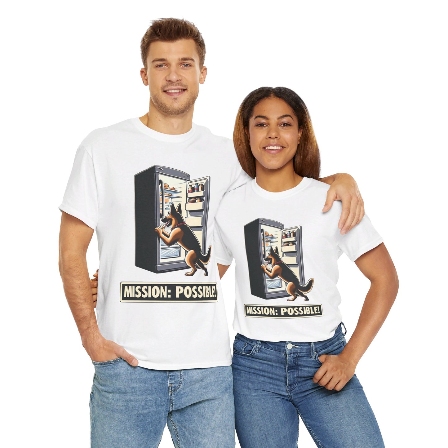 Mission Possible T-Shirt (13 colors) (German Shepherd)