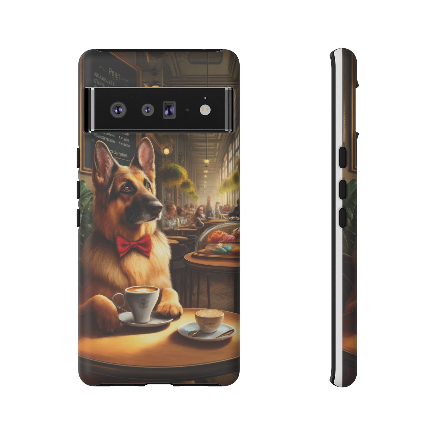 German Shepherd Drinking Phone Case