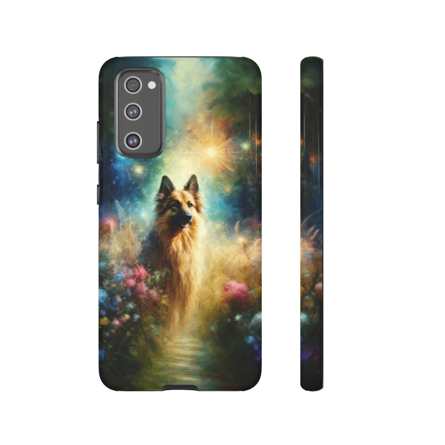 Fairy tale and impressionism German Shepherd Phone Case